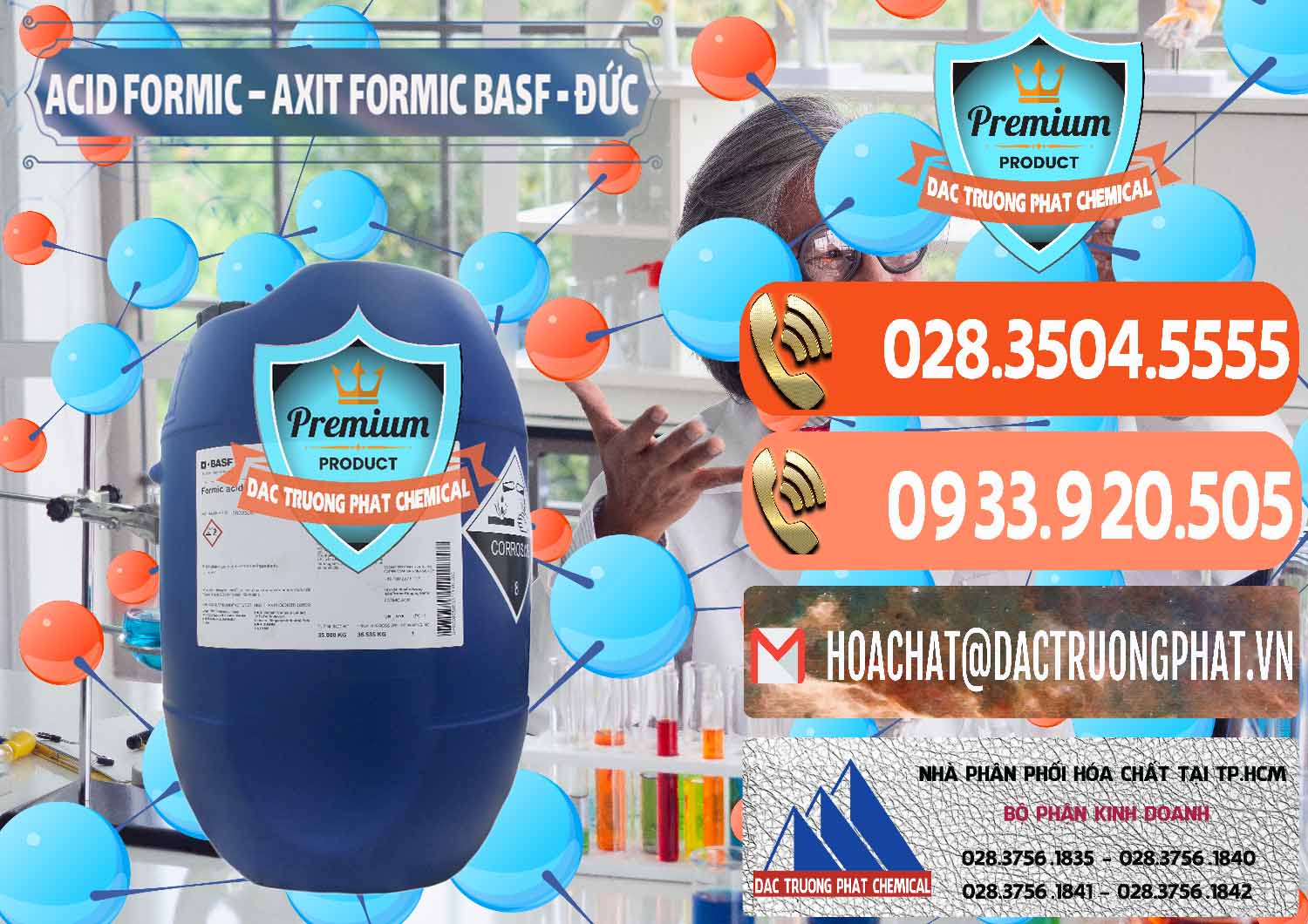 Đơn vị chuyên cung cấp - bán Acid Formic - Axit Formic BASF Đức Germany - 0028 - Cung cấp và phân phối hóa chất tại TP.HCM - hoachatmientay.com