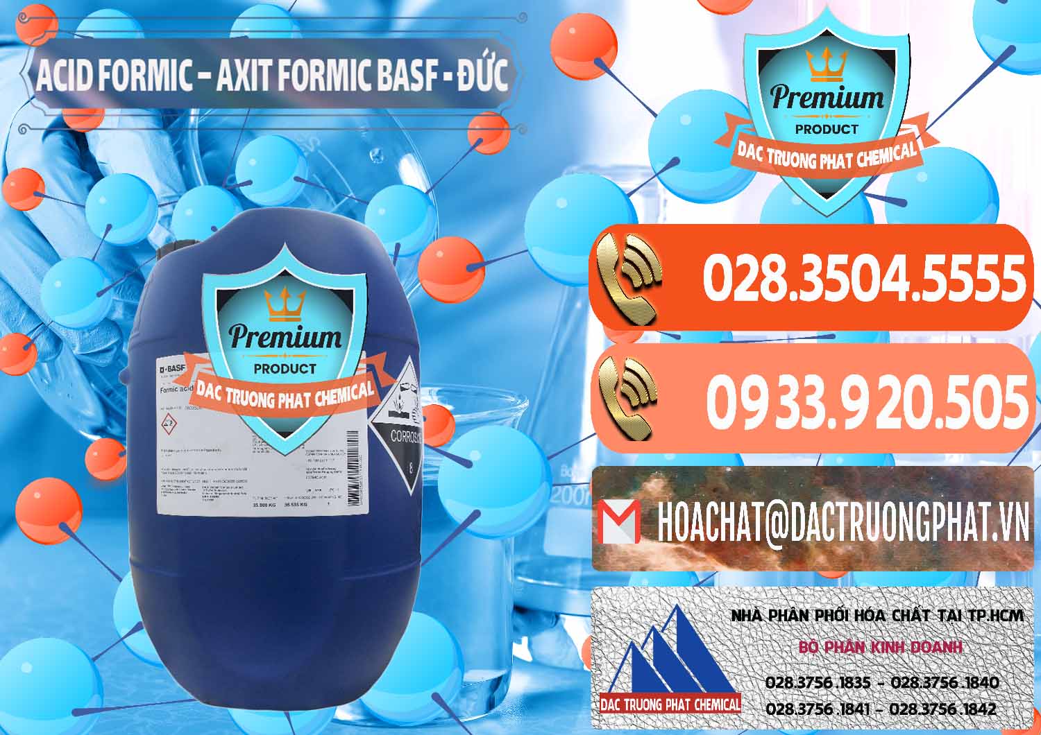 Nơi bán & phân phối Acid Formic - Axit Formic BASF Đức Germany - 0028 - Công ty cung cấp & bán hóa chất tại TP.HCM - hoachatmientay.com