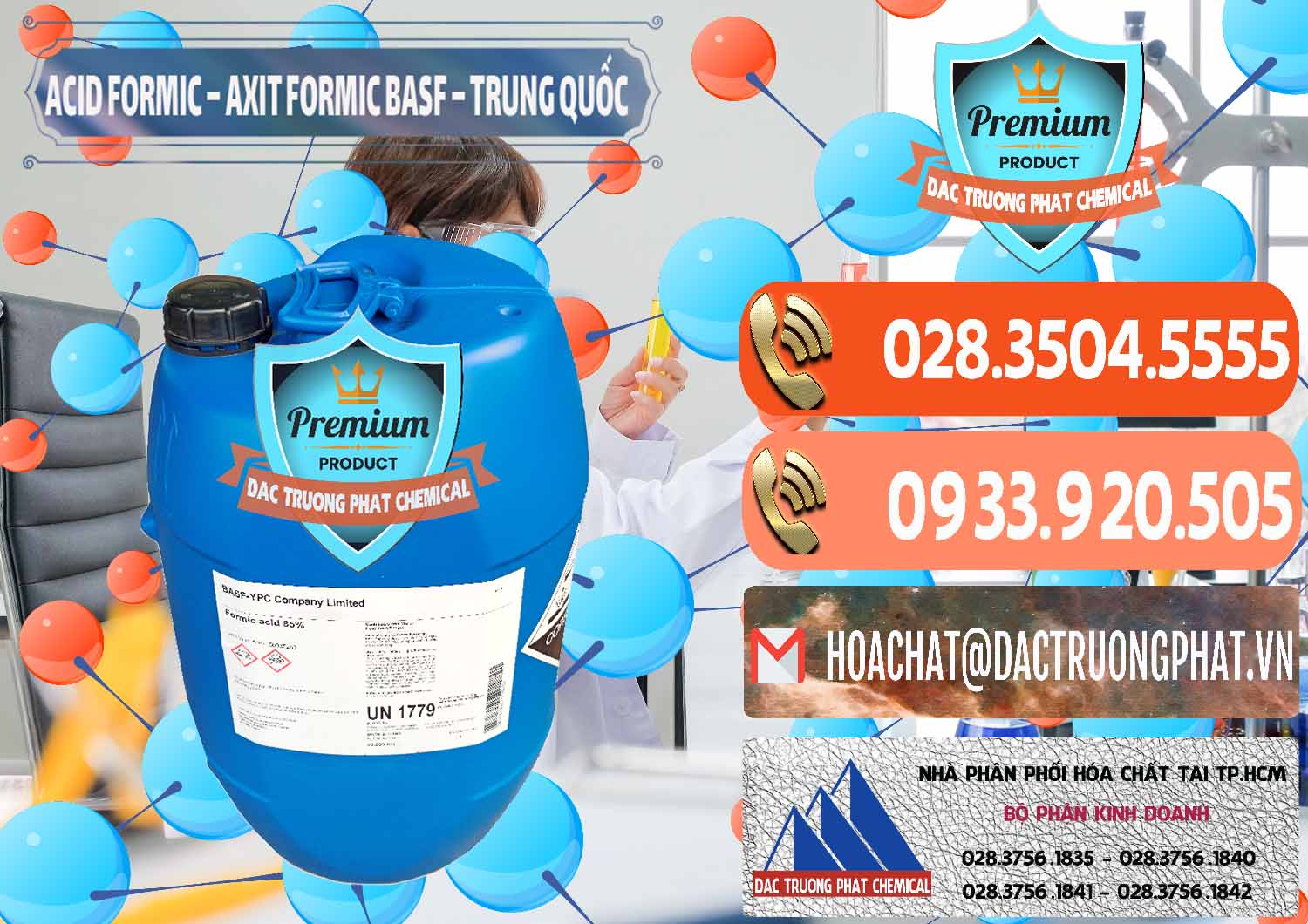 Công ty chuyên nhập khẩu _ bán Acid Formic - Axit Formic BASF Trung Quốc China - 0025 - Công ty cung cấp - kinh doanh hóa chất tại TP.HCM - hoachatmientay.com