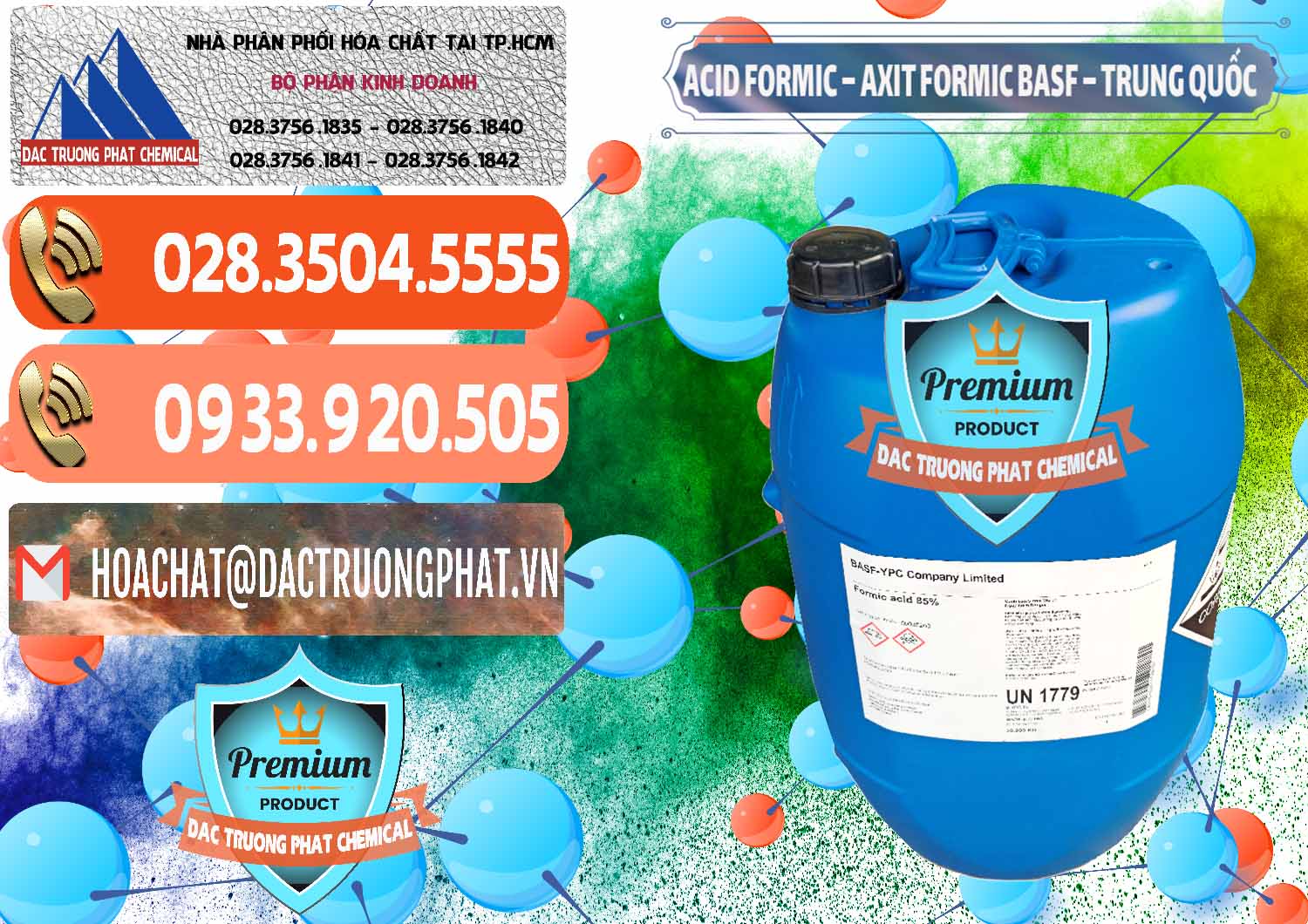 Nơi chuyên cung ứng & bán Acid Formic - Axit Formic BASF Trung Quốc China - 0025 - Nhà cung cấp - phân phối hóa chất tại TP.HCM - hoachatmientay.com