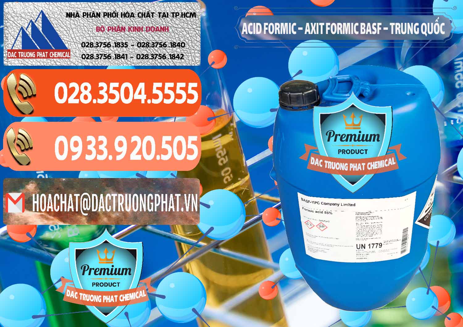 Nhà cung cấp _ bán Acid Formic - Axit Formic BASF Trung Quốc China - 0025 - Nơi chuyên phân phối & kinh doanh hóa chất tại TP.HCM - hoachatmientay.com