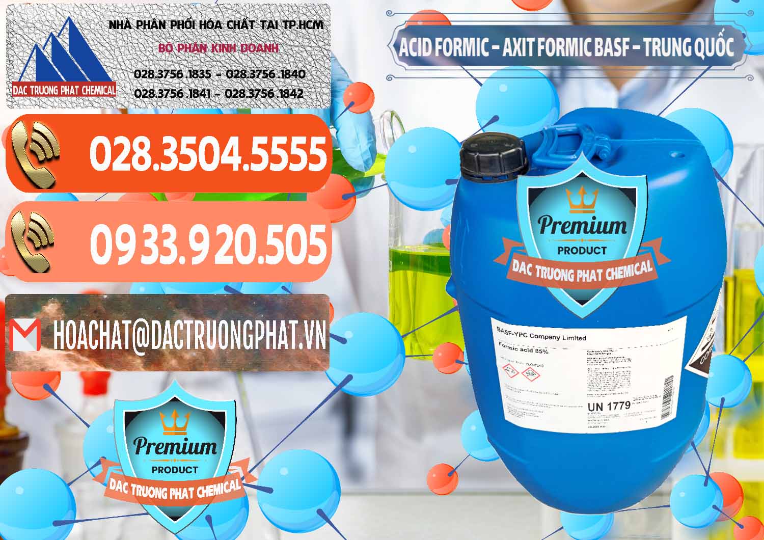 Công ty phân phối & bán Acid Formic - Axit Formic BASF Trung Quốc China - 0025 - Nơi phân phối ( cung ứng ) hóa chất tại TP.HCM - hoachatmientay.com