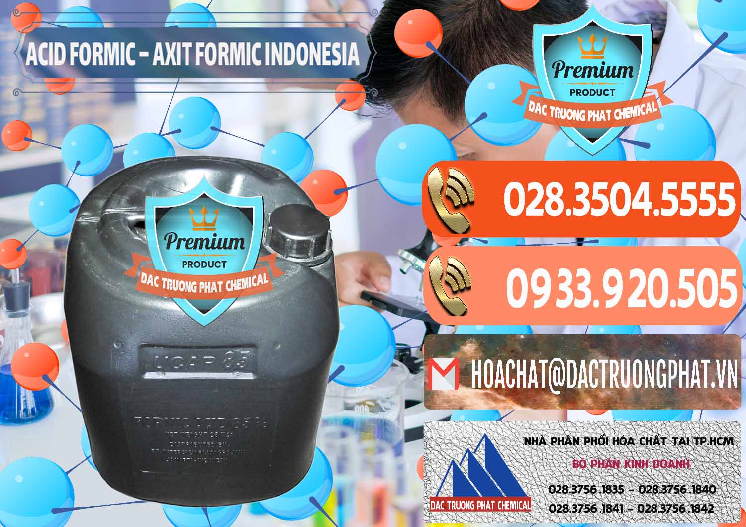 Đơn vị bán & phân phối Acid Formic - Axit Formic Indonesia - 0026 - Công ty chuyên kinh doanh và phân phối hóa chất tại TP.HCM - hoachatmientay.com