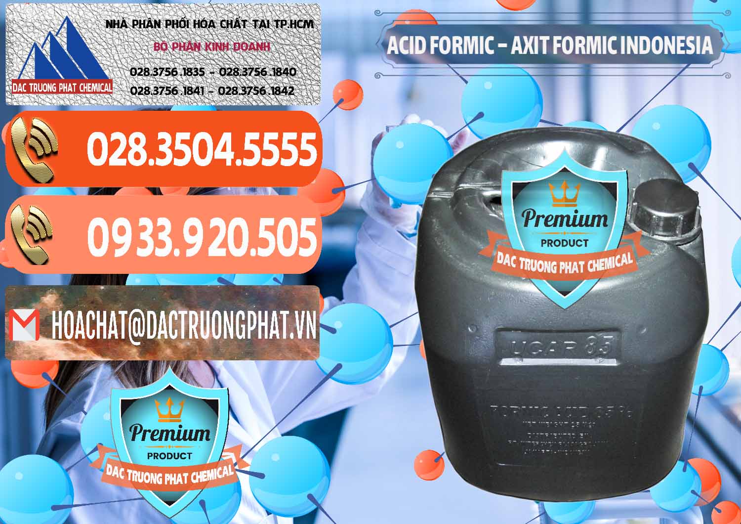 Nơi nhập khẩu - bán Acid Formic - Axit Formic Indonesia - 0026 - Đơn vị chuyên kinh doanh và phân phối hóa chất tại TP.HCM - hoachatmientay.com