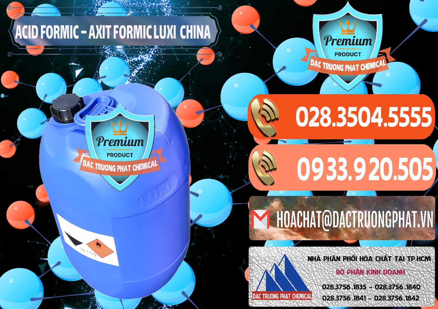 Bán và phân phối Acid Formic - Axit Formic Luxi Trung Quốc China - 0029 - Chuyên cung cấp & nhập khẩu hóa chất tại TP.HCM - hoachatmientay.com
