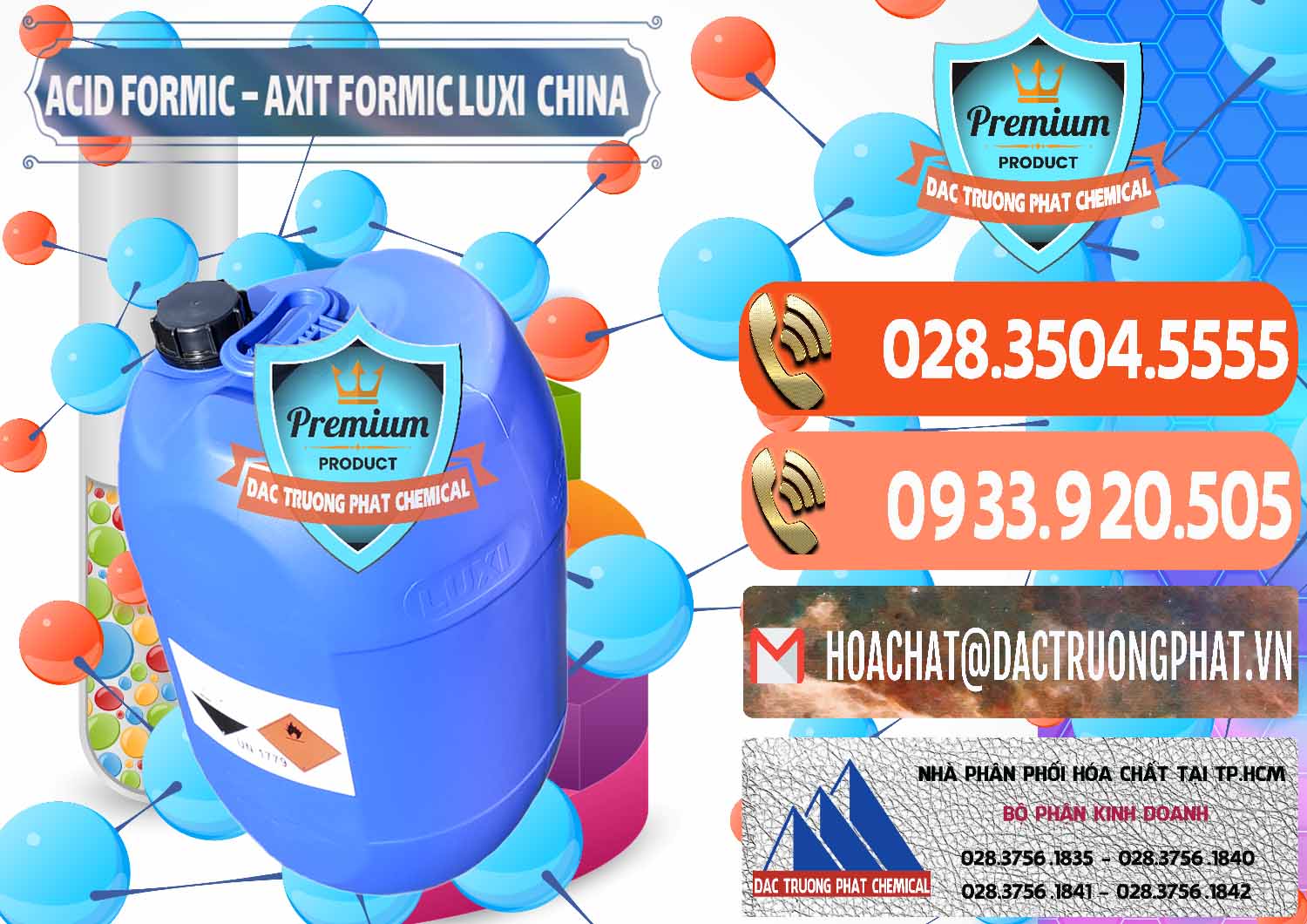 Nhà cung cấp ( bán ) Acid Formic - Axit Formic Luxi Trung Quốc China - 0029 - Đơn vị chuyên kinh doanh - cung cấp hóa chất tại TP.HCM - hoachatmientay.com