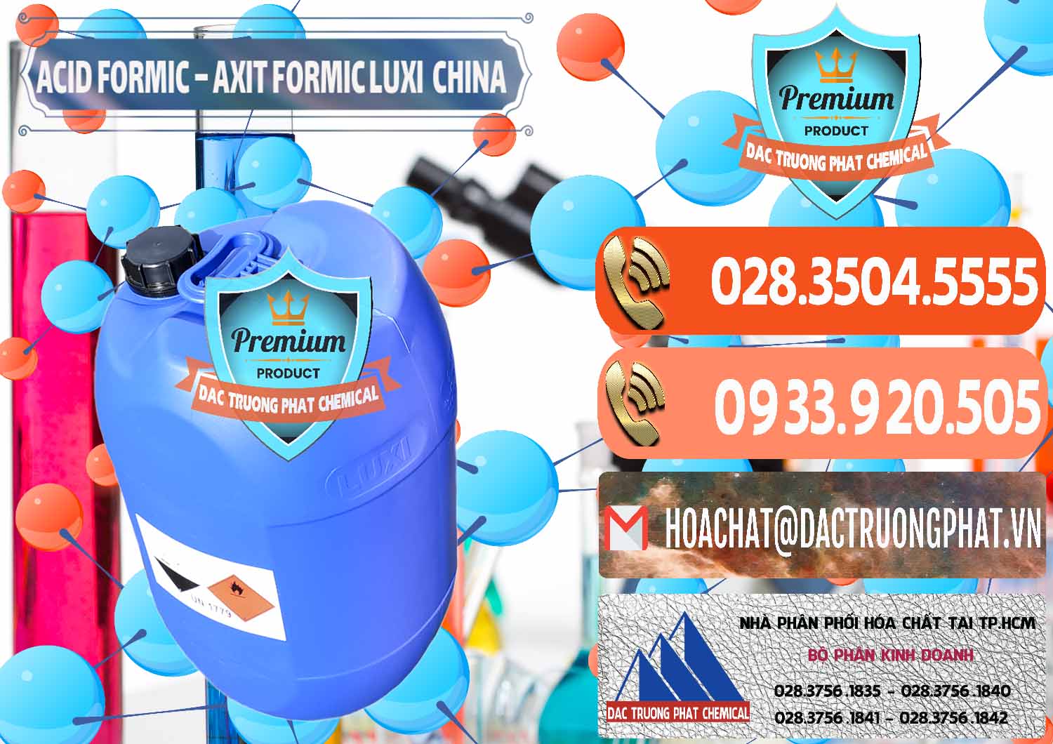 Cty chuyên kinh doanh & bán Acid Formic - Axit Formic Luxi Trung Quốc China - 0029 - Đơn vị cung cấp _ nhập khẩu hóa chất tại TP.HCM - hoachatmientay.com