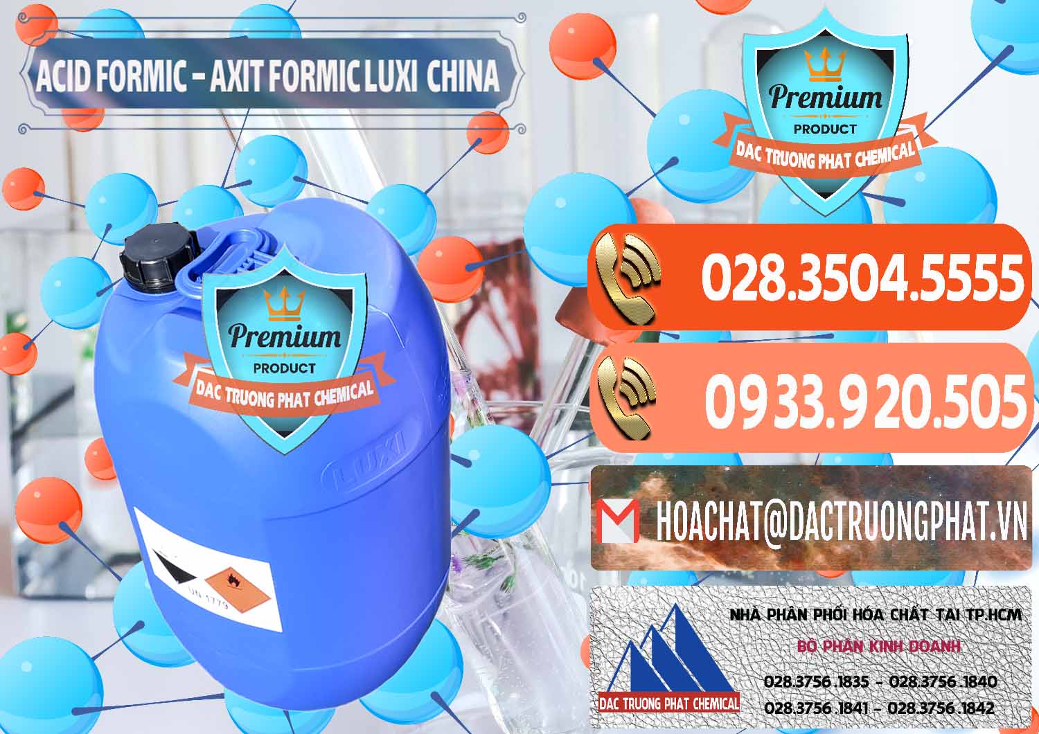 Nơi chuyên cung cấp ( bán ) Acid Formic - Axit Formic Luxi Trung Quốc China - 0029 - Đơn vị chuyên bán & cung cấp hóa chất tại TP.HCM - hoachatmientay.com