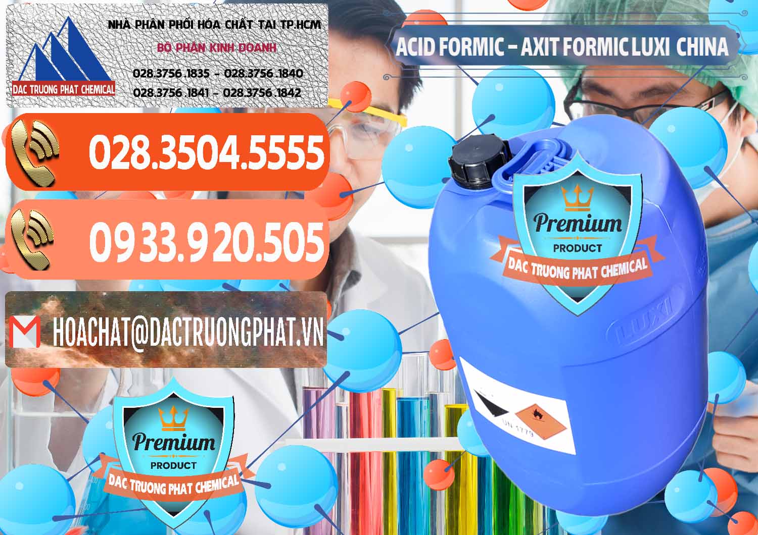 Công ty bán ( cung cấp ) Acid Formic - Axit Formic Luxi Trung Quốc China - 0029 - Nhà phân phối và kinh doanh hóa chất tại TP.HCM - hoachatmientay.com