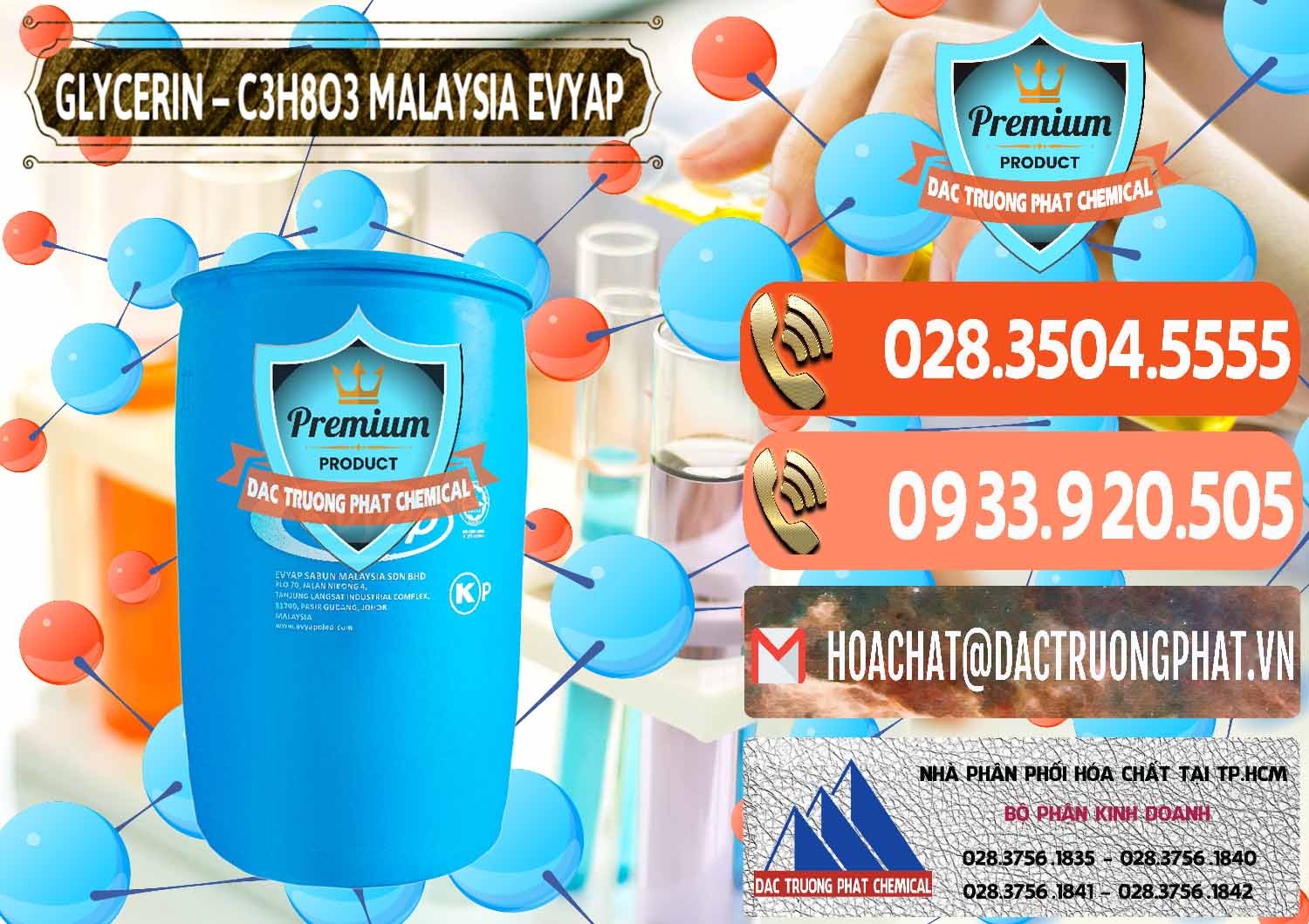 Nơi cung ứng - bán Glycerin – C3H8O3 Malaysia Evyap - 0066 - Đơn vị phân phối _ cung cấp hóa chất tại TP.HCM - hoachatmientay.com