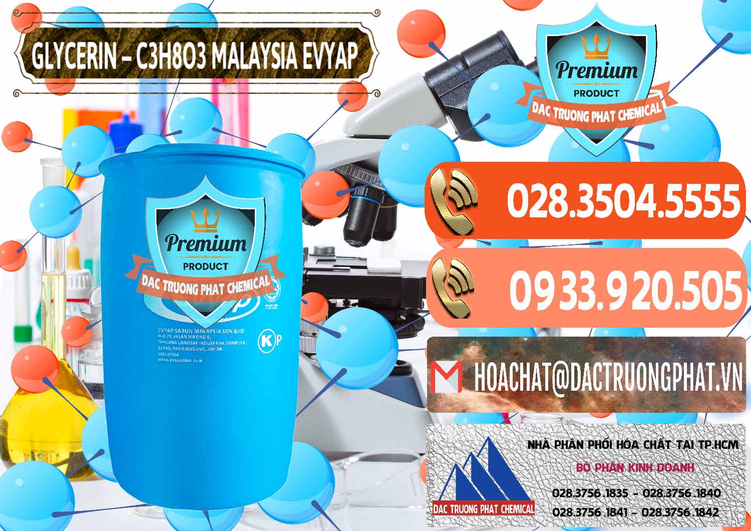 Bán và phân phối Glycerin – C3H8O3 Malaysia Evyap - 0066 - Nơi chuyên nhập khẩu và phân phối hóa chất tại TP.HCM - hoachatmientay.com