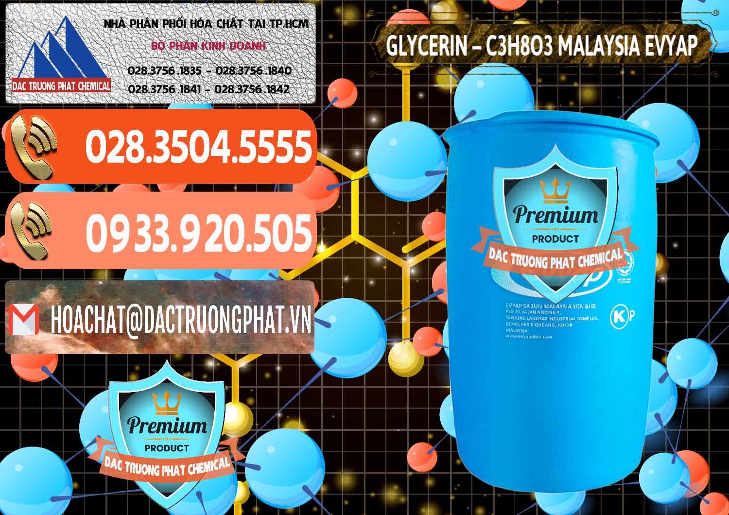 Cty chuyên kinh doanh \ bán Hóa chất Glycerin / Glycerol Liquid Malaysia Evyap tại Trà Vinh Công ty bán ( cung cấp ) Glycerin – C3H8O3 Malaysia Evyap - 0066 - Nơi cung ứng - phân phối hóa chất tại TP.HCM - hoachatmientay.com