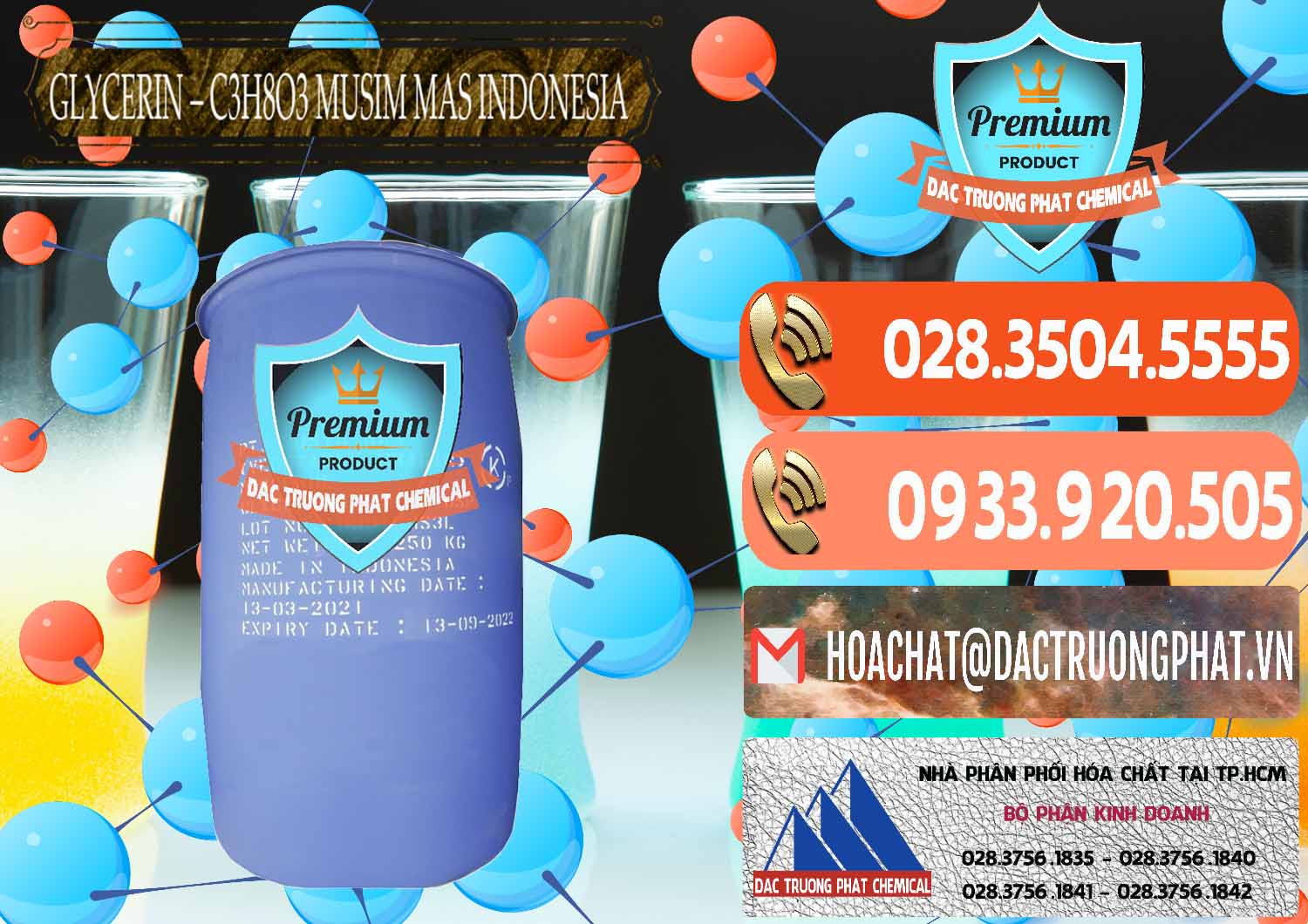 Nơi chuyên bán - cung ứng Glycerin – C3H8O3 99.7% Musim Mas Indonesia - 0272 - Nhà phân phối _ cung ứng hóa chất tại TP.HCM - hoachatmientay.com