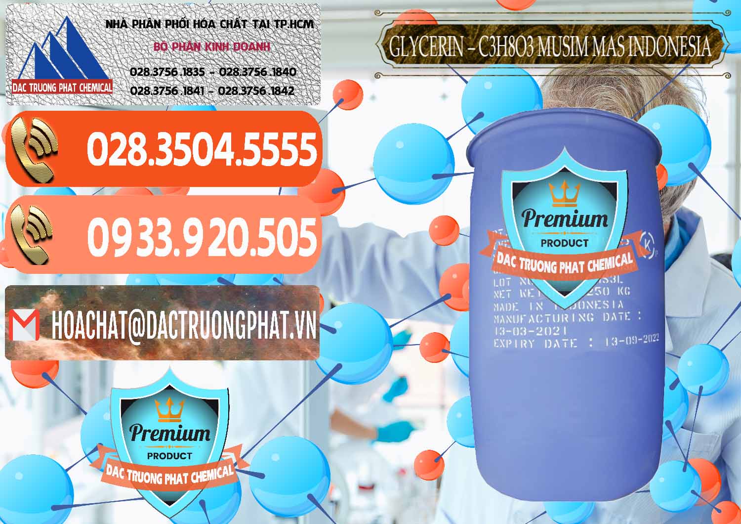Nơi bán - cung cấp Glycerin – C3H8O3 99.7% Musim Mas Indonesia - 0272 - Đơn vị cung cấp - phân phối hóa chất tại TP.HCM - hoachatmientay.com