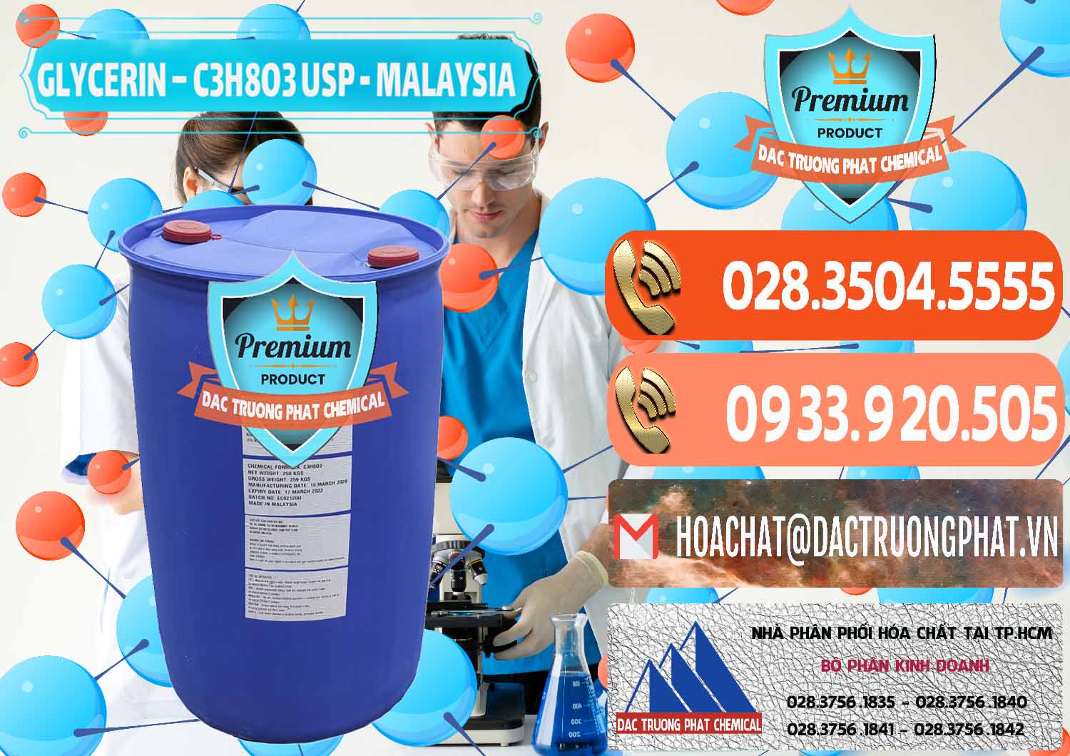 Đơn vị bán _ cung ứng Glycerin – C3H8O3 USP Malaysia - 0233 - Công ty chuyên phân phối _ bán hóa chất tại TP.HCM - hoachatmientay.com