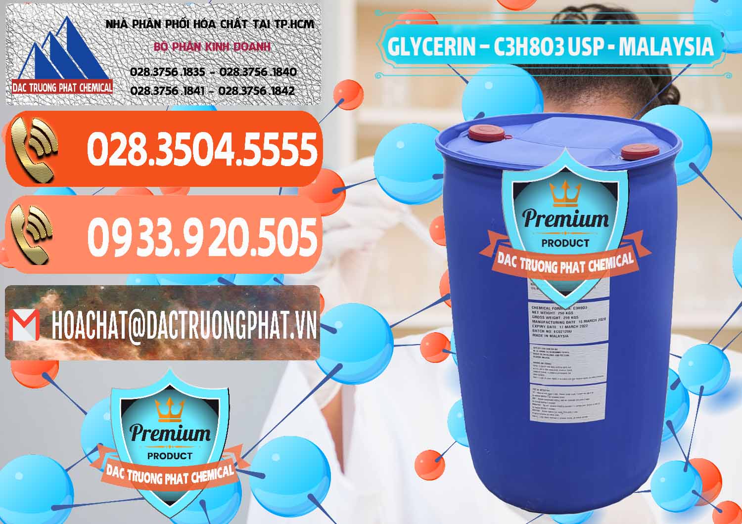 Cty chuyên kinh doanh và bán Glycerin – C3H8O3 USP Malaysia - 0233 - Nhà cung cấp - bán hóa chất tại TP.HCM - hoachatmientay.com