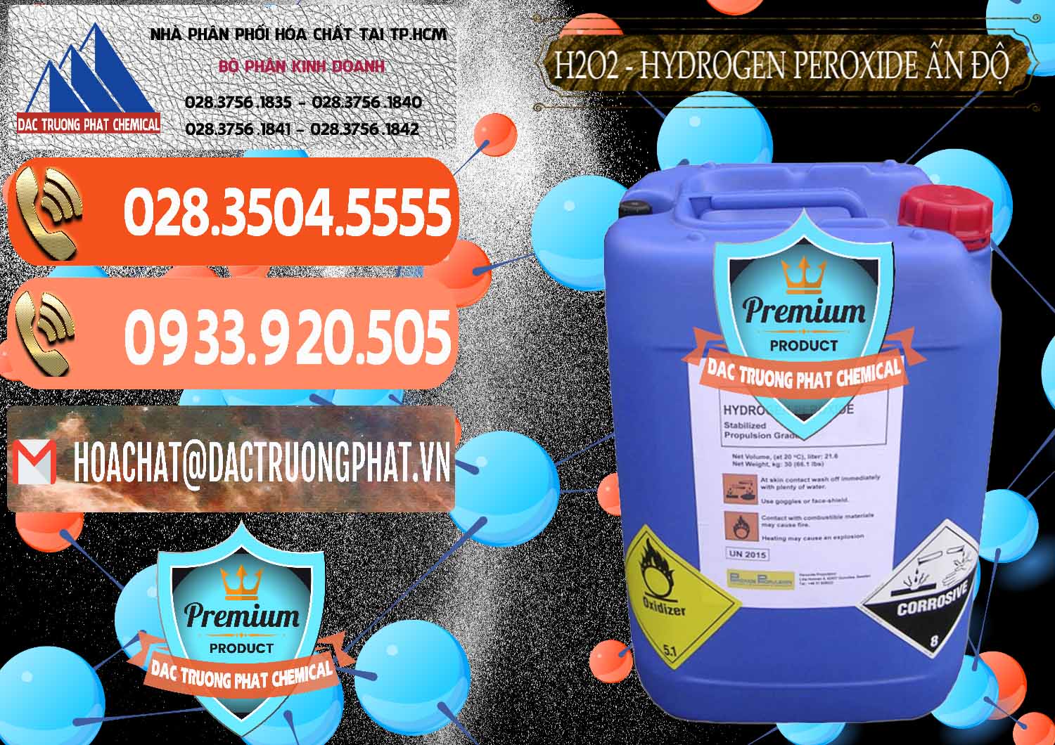 Kinh doanh & bán H2O2 - Hydrogen Peroxide 50% Ấn Độ India - 0349 - Nơi cung cấp và phân phối hóa chất tại TP.HCM - hoachatmientay.com