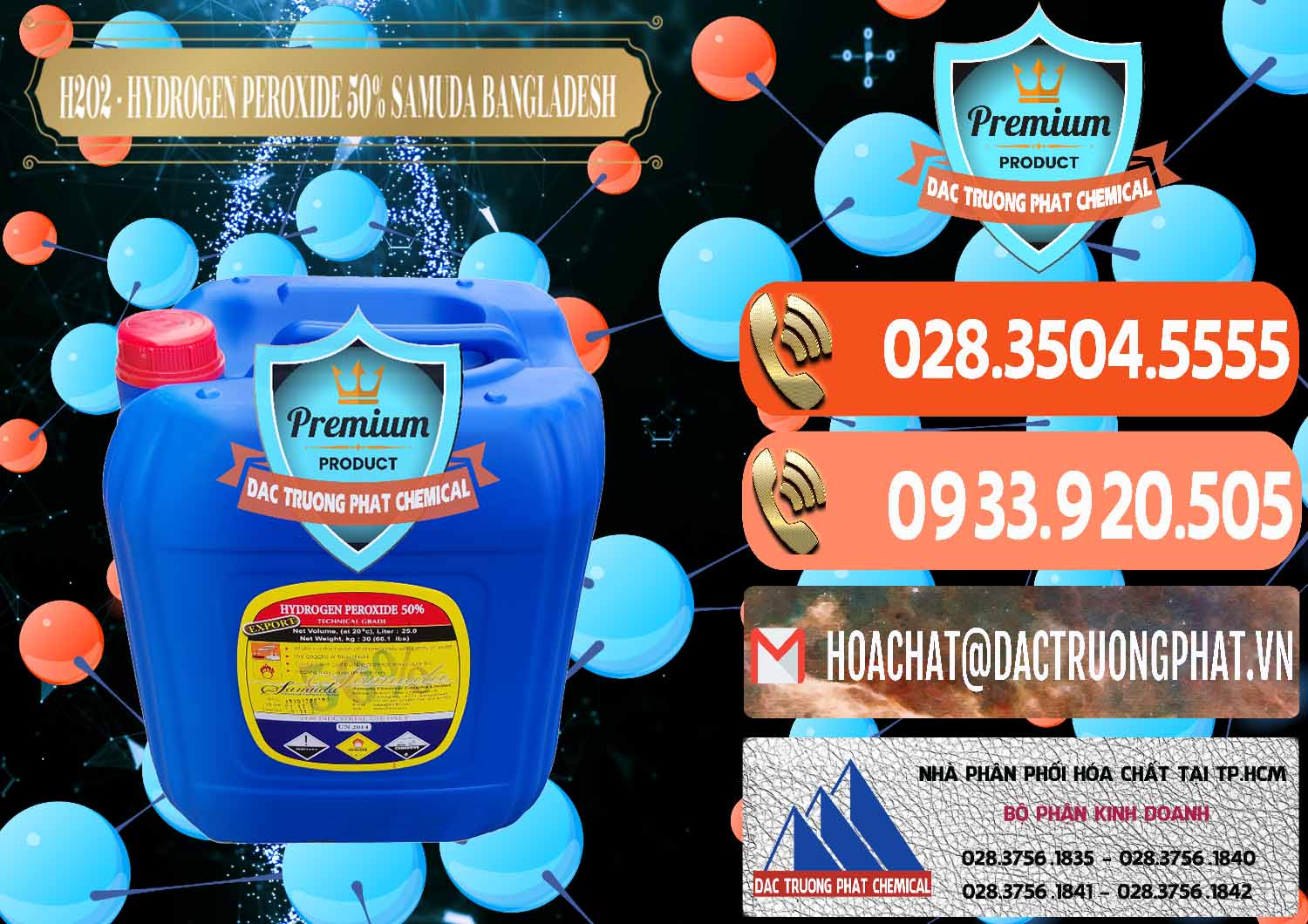 H2O2 - Hydrogen Peroxide 50% Samuda Bangladesh Cty bán - phân phối H2O2 - Hydrogen Peroxide 50% Samuda Bangladesh - 0077 - Nơi chuyên bán & cung cấp hóa chất tại TP.HCM - hoachatmientay.com