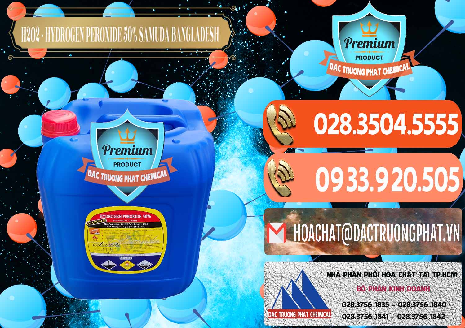 Cty chuyên cung cấp / bán hóa chất Oxy Già ß Hydro Peroxit 50% Samuda Bangladesh Chuyên cung ứng ( bán ) H2O2 - Hydrogen Peroxide 50% Samuda Bangladesh - 0077 - Cty nhập khẩu và phân phối hóa chất tại TP.HCM - hoachatmientay.com