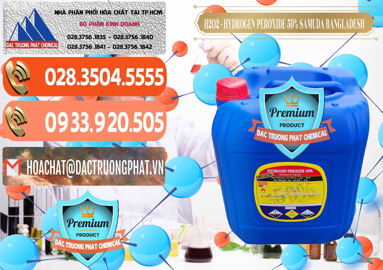 H2O2 - Hydrogen Peroxide 50% Samuda Bangladesh Chuyên cung ứng và bán H2O2 - Hydrogen Peroxide 50% Samuda Bangladesh - 0077 - Đơn vị chuyên bán và phân phối hóa chất tại TP.HCM - hoachatmientay.com