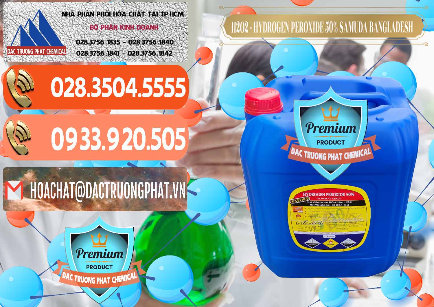 Nơi chuyên bán / phân phối hóa chất H2O2 * Nước Hydrogen Dioxide 50% Samuda Bangladesh tại Sóc Trăng Công ty chuyên phân phối & bán H2O2 - Hydrogen Peroxide 50% Samuda Bangladesh - 0077 - Đơn vị chuyên bán - phân phối hóa chất tại TP.HCM - hoachatmientay.com