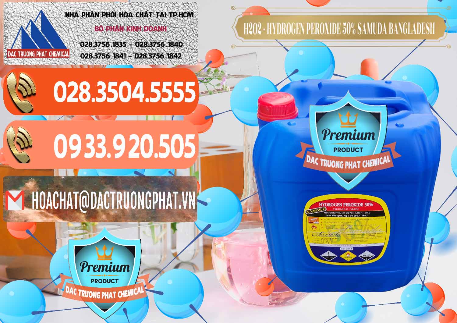 Nơi chuyên cung cấp Œ bán Oxy H2O2 _ Hydrogen Peroxide 50% Samuda Bangladesh Nơi chuyên nhập khẩu ( bán ) H2O2 - Hydrogen Peroxide 50% Samuda Bangladesh - 0077 - Nơi chuyên phân phối _ bán hóa chất tại TP.HCM - hoachatmientay.com