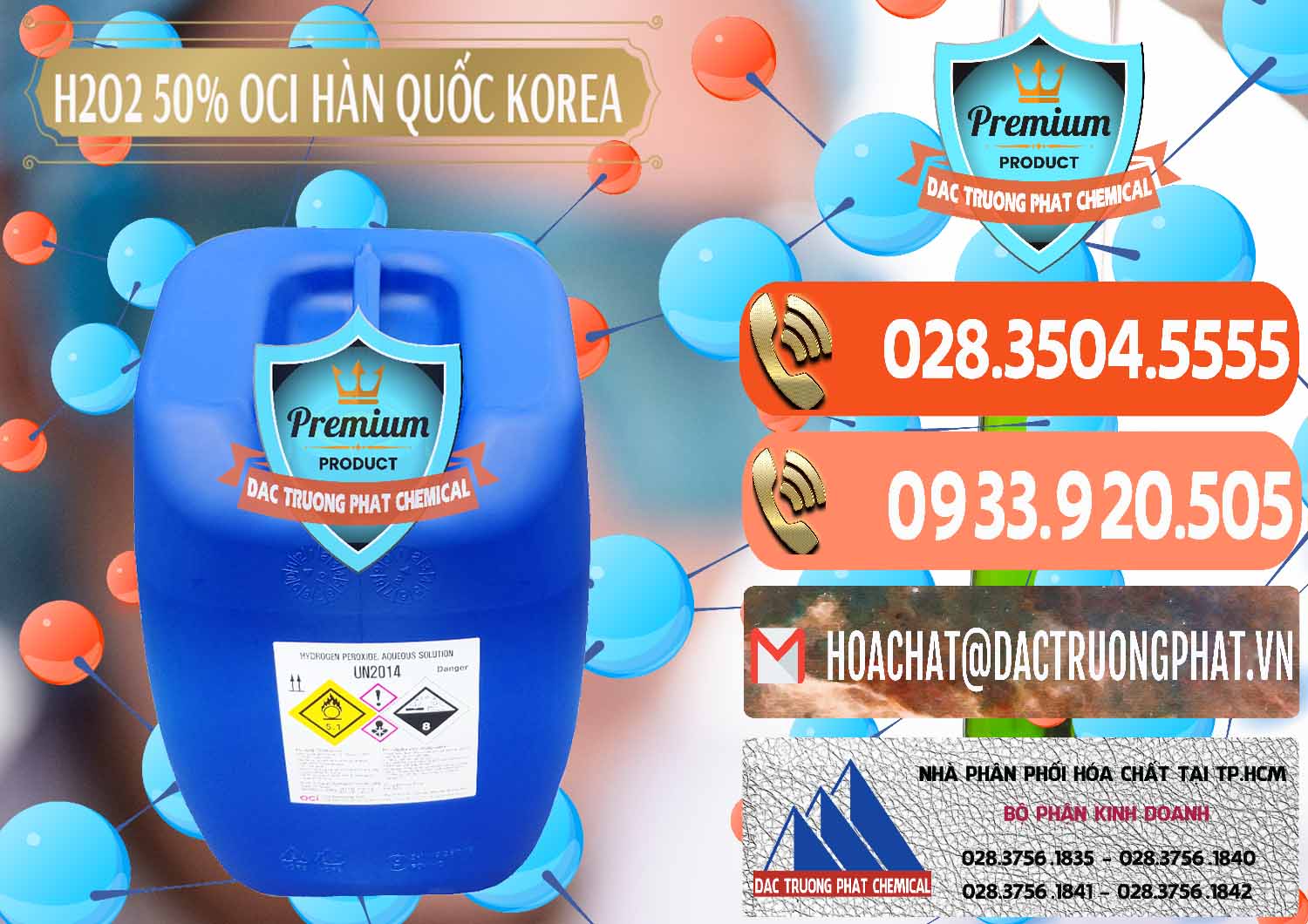 Công ty chuyên phân phối & bán H2O2 - Hydrogen Peroxide 50% OCI Hàn Quốc Korea - 0075 - Đơn vị kinh doanh & cung cấp hóa chất tại TP.HCM - hoachatmientay.com