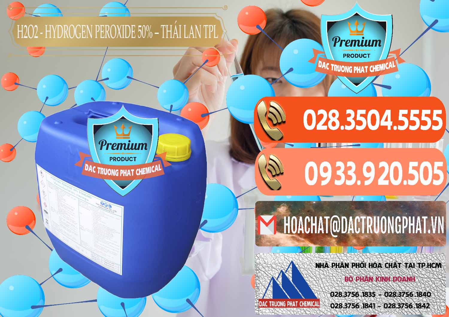 Công ty cung cấp { bán } Oxy H2O2 Liquid Ø H2O2 50% TPL Thái Lan Thailand tại An Giang Nhập khẩu ( bán ) H2O2 - Hydrogen Peroxide 50% Thái Lan TPL - 0076 - Nơi cung ứng - phân phối hóa chất tại TP.HCM - hoachatmientay.com
