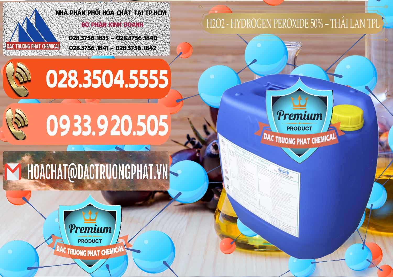 Nơi chuyên cung cấp | bán Liquid Oxi Già | Hydrogen Peroxide 50% TPL Thái Lan Thailand Bán và cung cấp H2O2 - Hydrogen Peroxide 50% Thái Lan TPL - 0076 - Đơn vị chuyên phân phối - cung ứng hóa chất tại TP.HCM - hoachatmientay.com