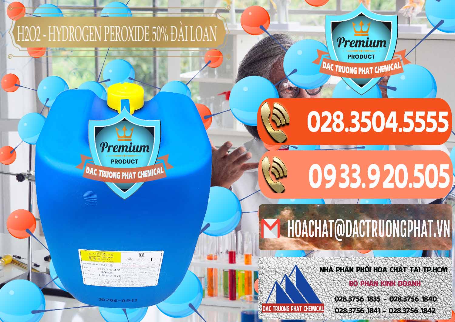 Cty chuyên bán » kinh doanh Oxy Già \ Oxi Già Dạng Nước Đài Loan Taiwan Nơi bán H2O2 - Hydrogen Peroxide 50% Đài Loan Taiwan Chang Chun - 0069 - Bán và cung cấp hóa chất tại TP.HCM - hoachatmientay.com