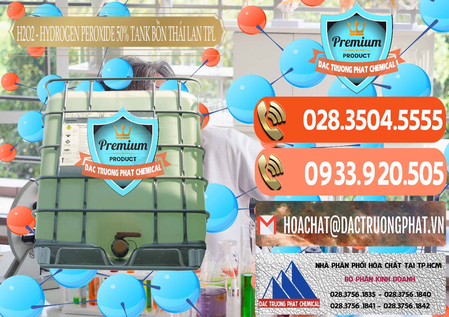 Nơi phân phối \ bán Oxi Già Dạng Lỏng \ H2O2 Tank IBC Bồn TPL Thái Đơn vị chuyên phân phối - bán H2O2 - Hydrogen Peroxide 50% Tank IBC Bồn Thái Lan TPL - 0073 - Nơi cung cấp ( nhập khẩu ) hóa chất tại TP.HCM - hoachatmientay.com