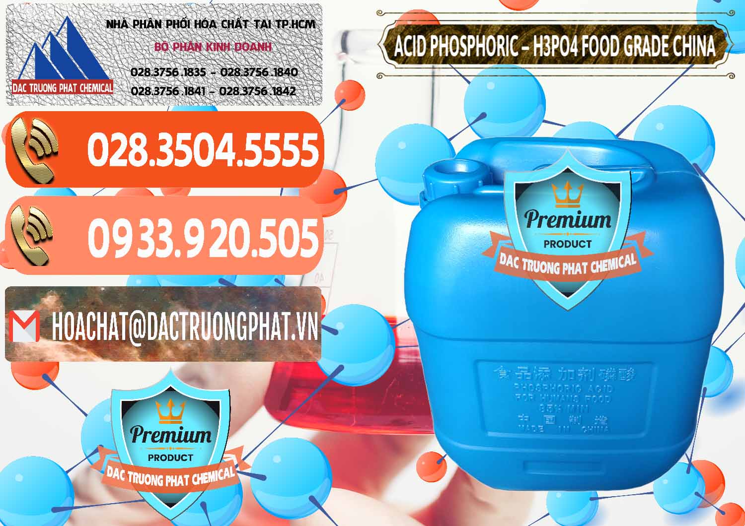 Cung cấp _ bán Acid Phosphoric – H3PO4 85% Food Grade Trung Quốc China - 0015 - Cty cung cấp _ phân phối hóa chất tại TP.HCM - hoachatmientay.com