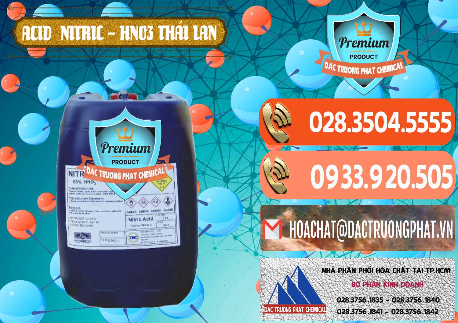 Chuyên cung ứng và bán Acid Nitric – Axit Nitric HNO3 Thái Lan Thailand - 0344 - Công ty chuyên phân phối & cung ứng hóa chất tại TP.HCM - hoachatmientay.com