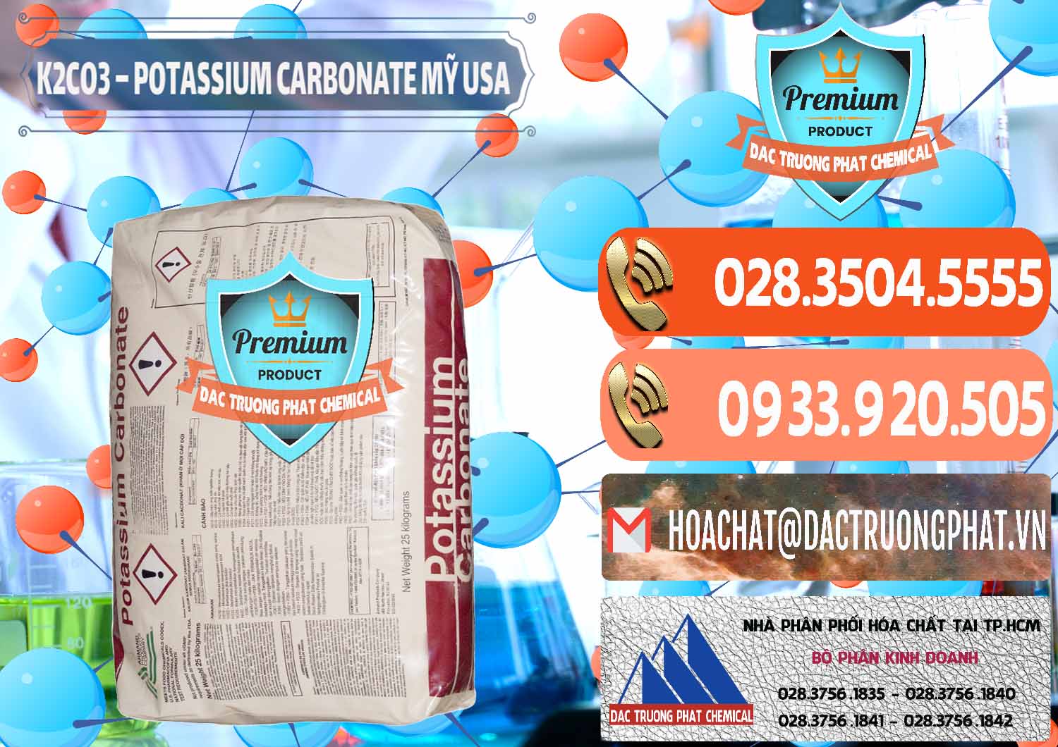 Công ty phân phối _ bán K2Co3 – Potassium Carbonate Mỹ USA - 0082 - Cty phân phối & kinh doanh hóa chất tại TP.HCM - hoachatmientay.com
