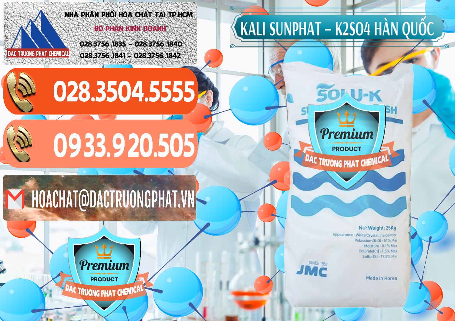 Đơn vị nhập khẩu _ bán Kali Sunphat – K2SO4 Hàn Quốc Korea - 0410 - Đơn vị chuyên bán - phân phối hóa chất tại TP.HCM - hoachatmientay.com