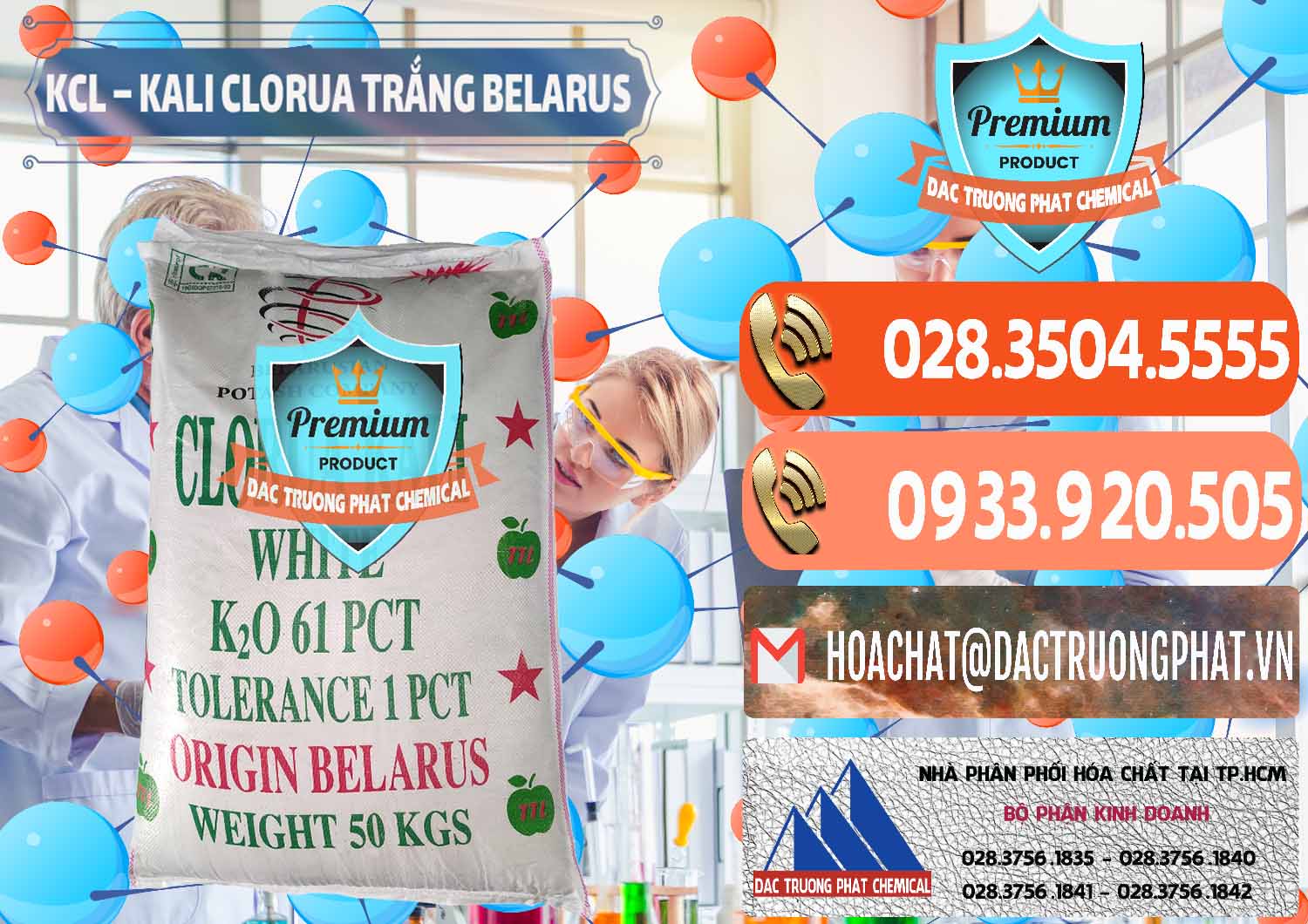Công ty bán - cung ứng KCL – Kali Clorua Trắng Belarus - 0085 - Nơi chuyên nhập khẩu và cung cấp hóa chất tại TP.HCM - hoachatmientay.com