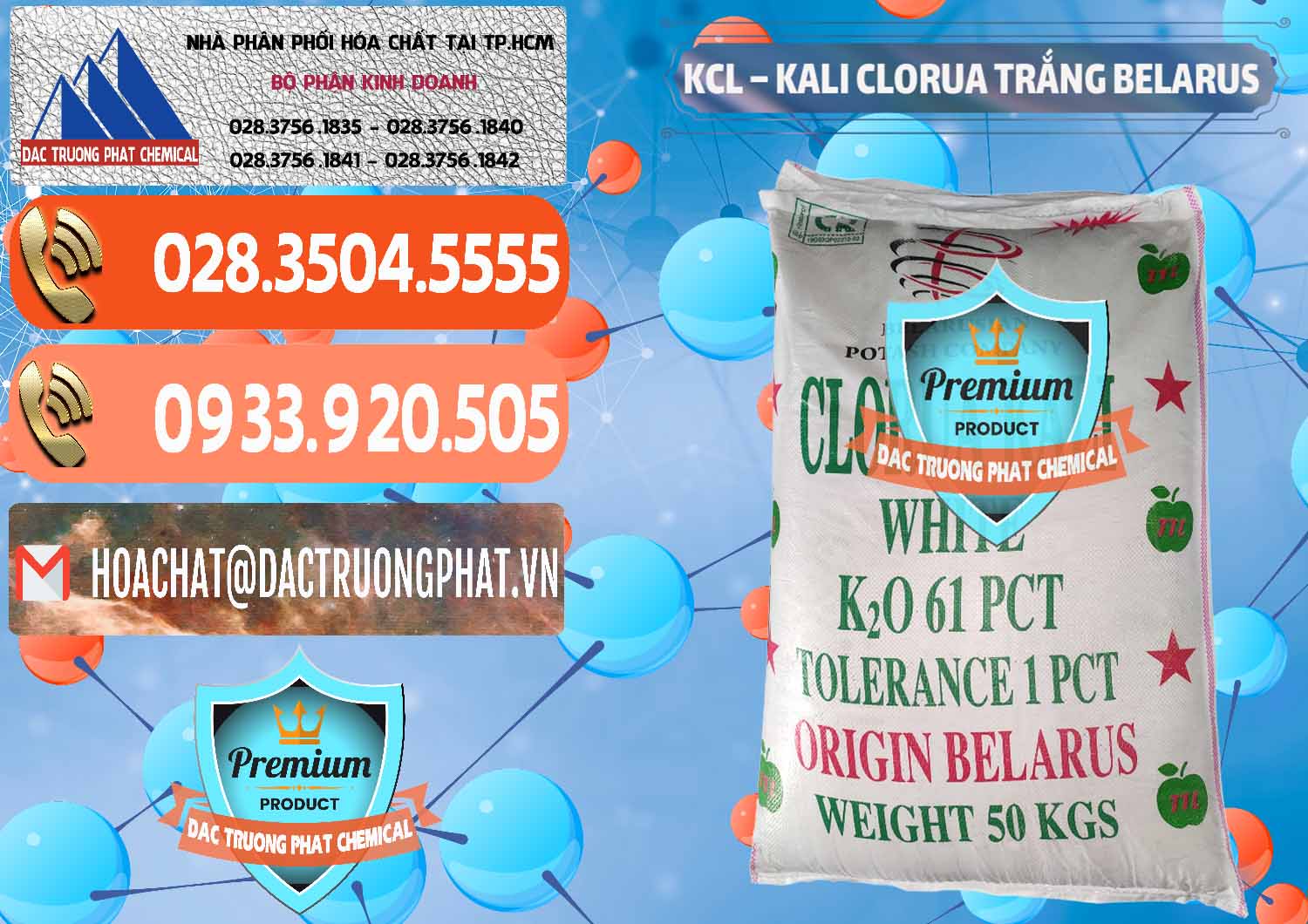 Chuyên nhập khẩu và bán KCL – Kali Clorua Trắng Belarus - 0085 - Cty cung cấp _ phân phối hóa chất tại TP.HCM - hoachatmientay.com