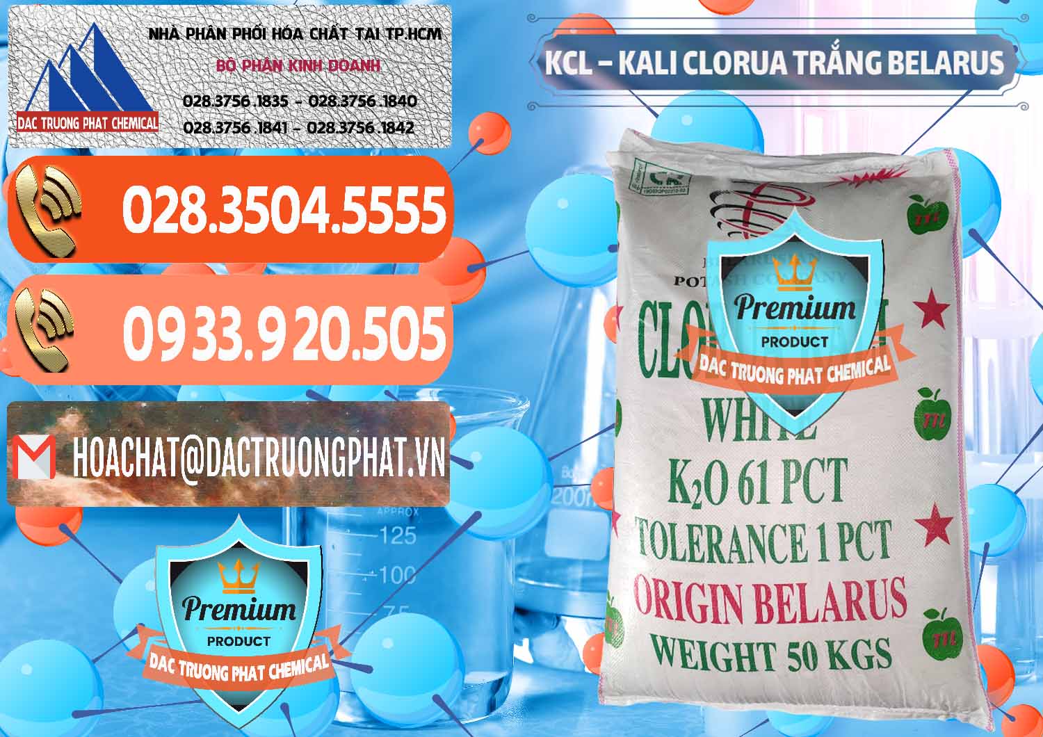 Đơn vị chuyên nhập khẩu _ bán KCL – Kali Clorua Trắng Belarus - 0085 - Nhà nhập khẩu ( phân phối ) hóa chất tại TP.HCM - hoachatmientay.com