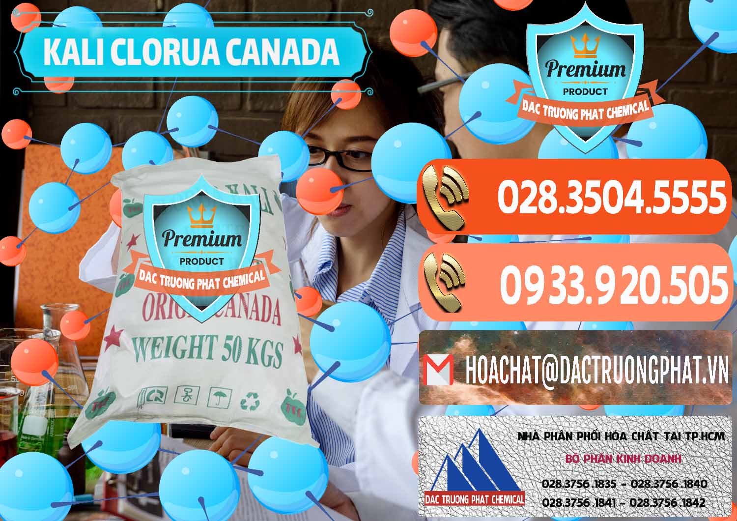 Đơn vị chuyên bán và phân phối KCL – Kali Clorua Trắng Canada - 0437 - Cung cấp và phân phối hóa chất tại TP.HCM - hoachatmientay.com