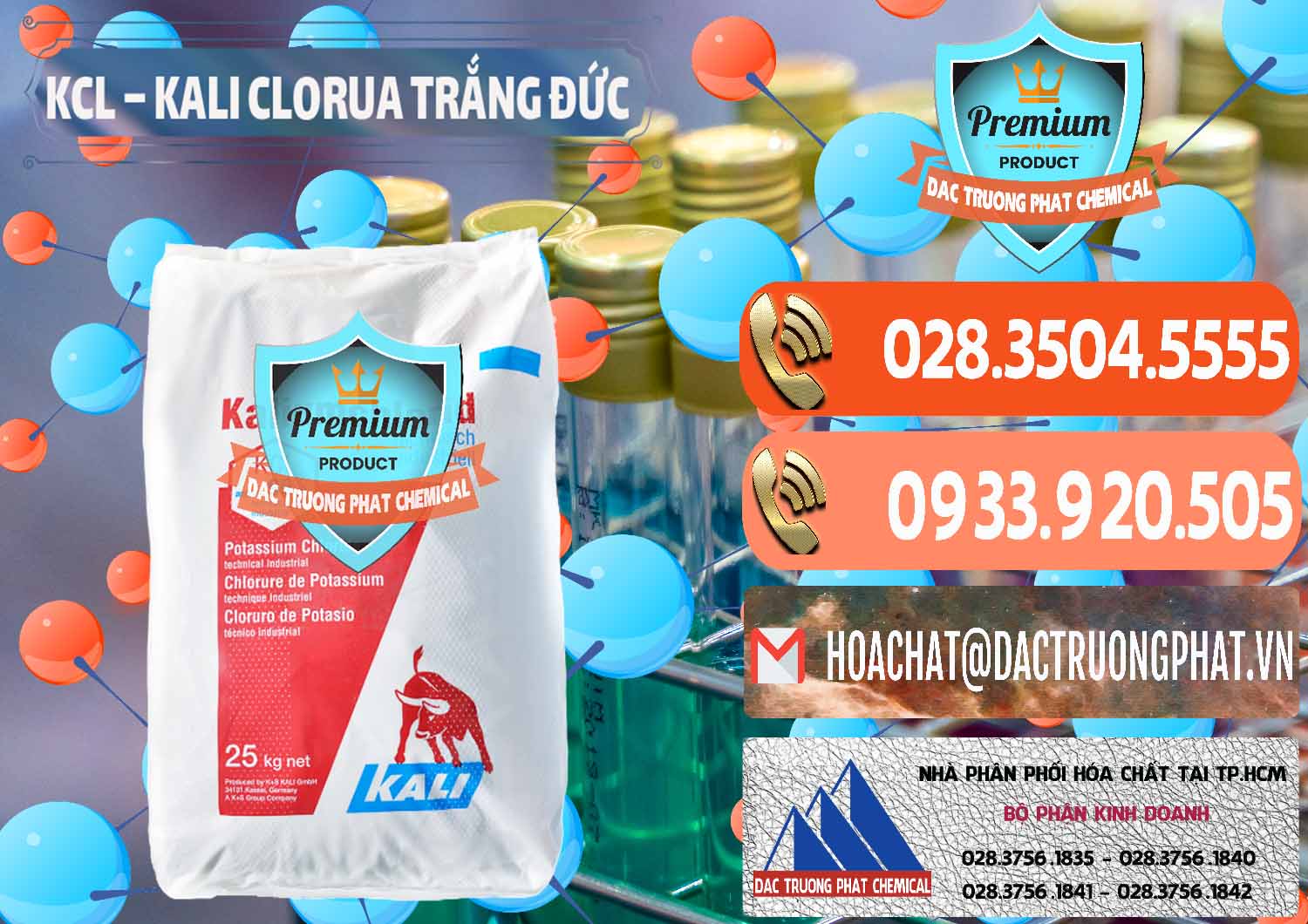 Chuyên bán _ phân phối KCL – Kali Clorua Trắng Đức Germany - 0086 - Đơn vị chuyên kinh doanh & cung cấp hóa chất tại TP.HCM - hoachatmientay.com