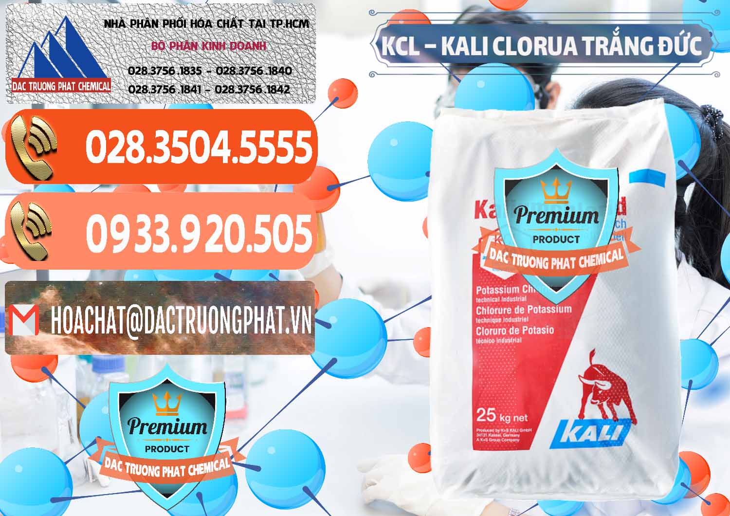 Nơi bán _ cung cấp KCL – Kali Clorua Trắng Đức Germany - 0086 - Đơn vị chuyên nhập khẩu - phân phối hóa chất tại TP.HCM - hoachatmientay.com