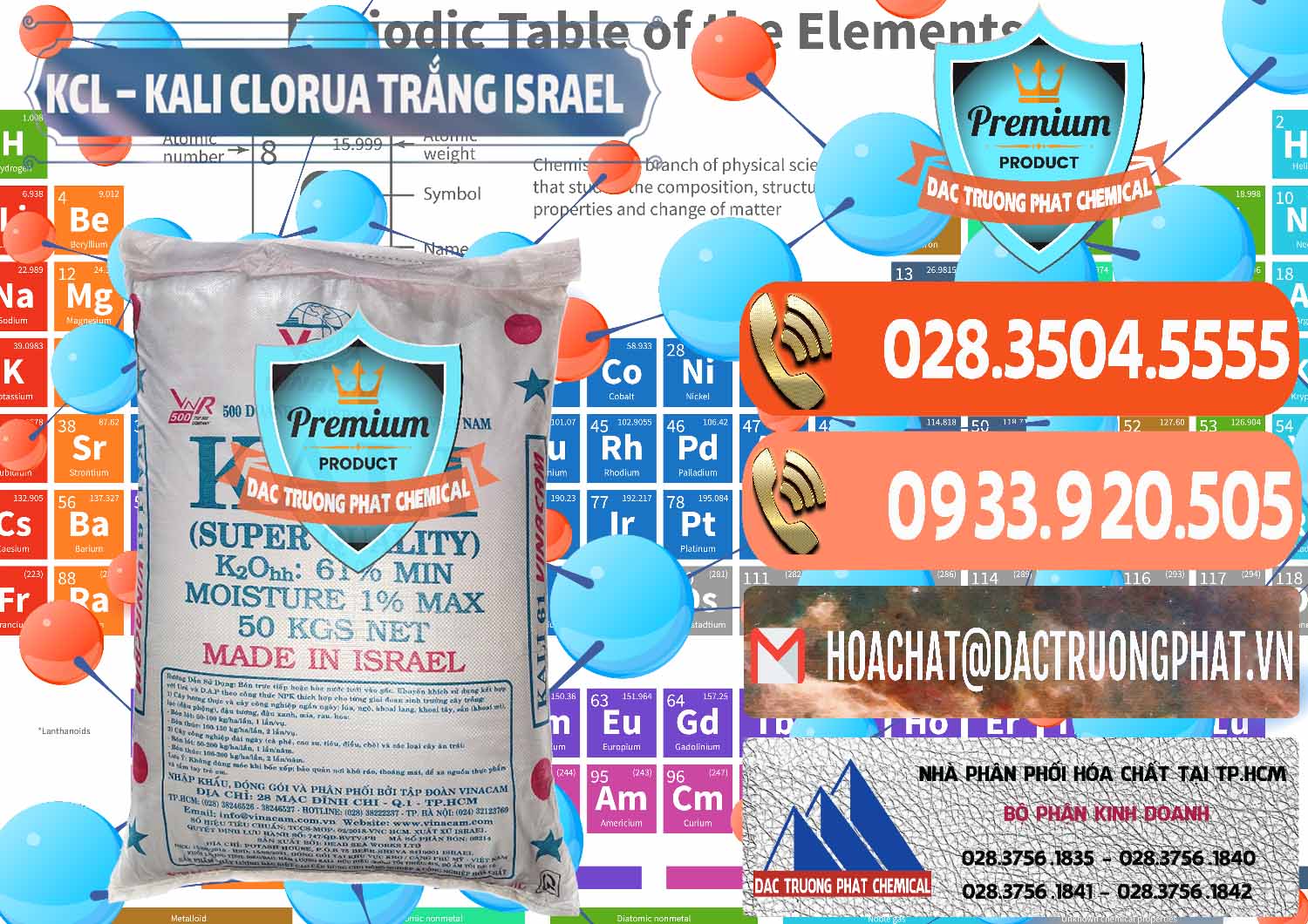 Cty bán & phân phối KCL – Kali Clorua Trắng Israel - 0087 - Cty chuyên kinh doanh & phân phối hóa chất tại TP.HCM - hoachatmientay.com