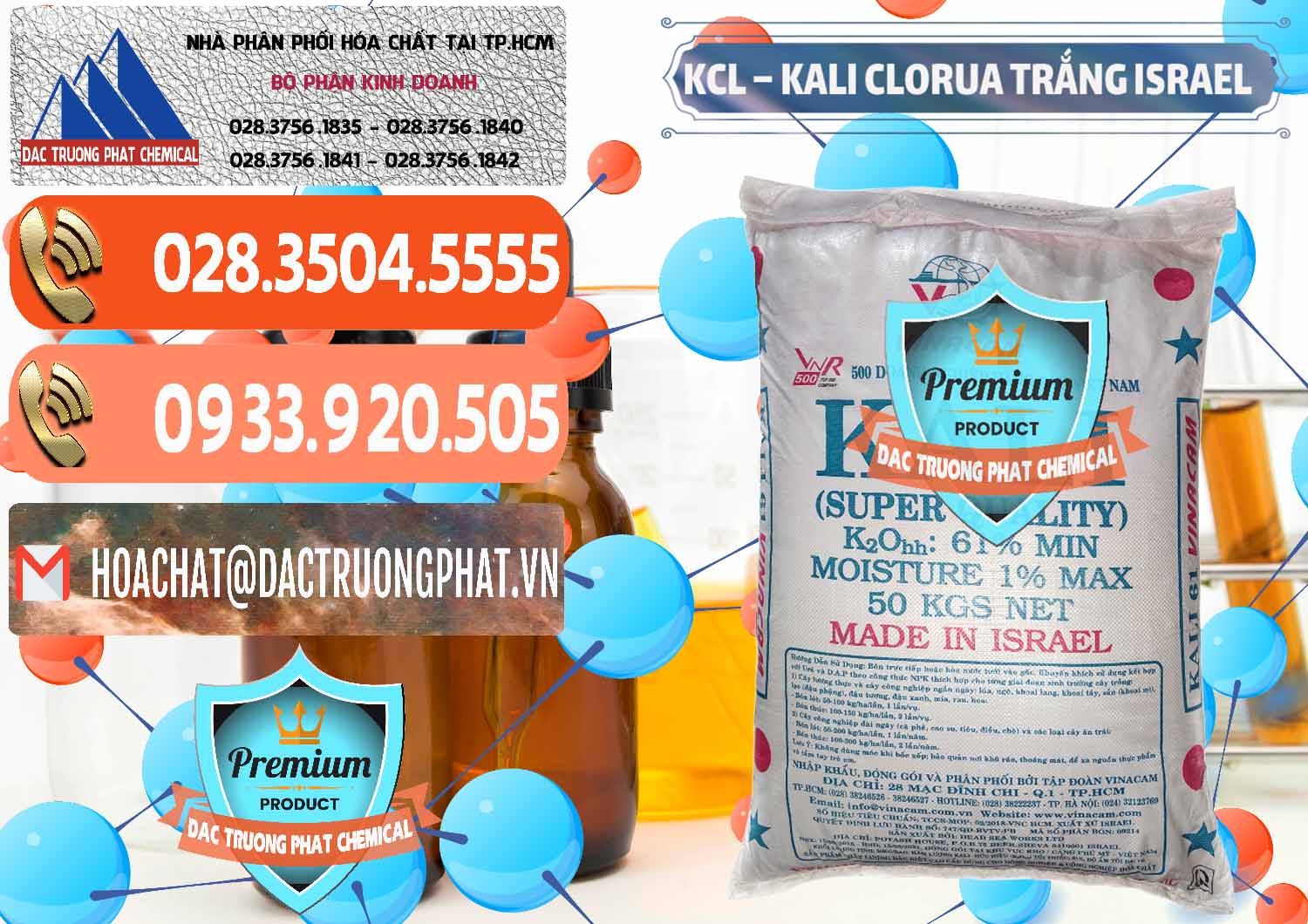 Đơn vị phân phối ( bán ) KCL – Kali Clorua Trắng Israel - 0087 - Đơn vị chuyên cung cấp và nhập khẩu hóa chất tại TP.HCM - hoachatmientay.com