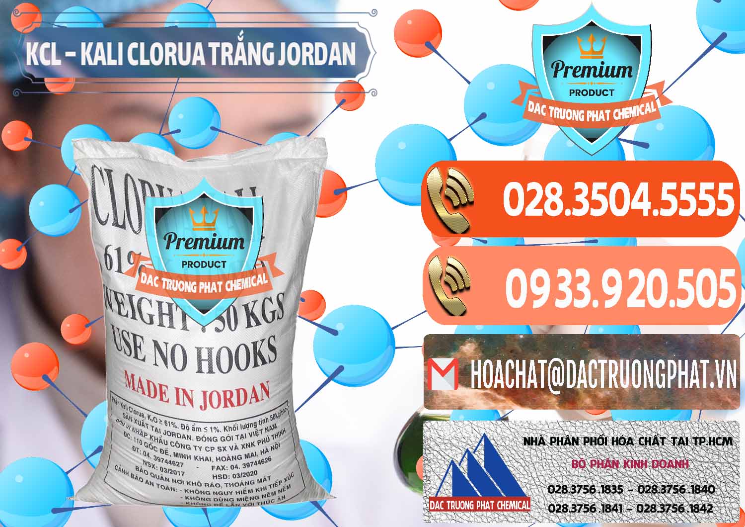 Công ty cung cấp ( bán ) KCL – Kali Clorua Trắng Jordan - 0088 - Chuyên phân phối và cung cấp hóa chất tại TP.HCM - hoachatmientay.com