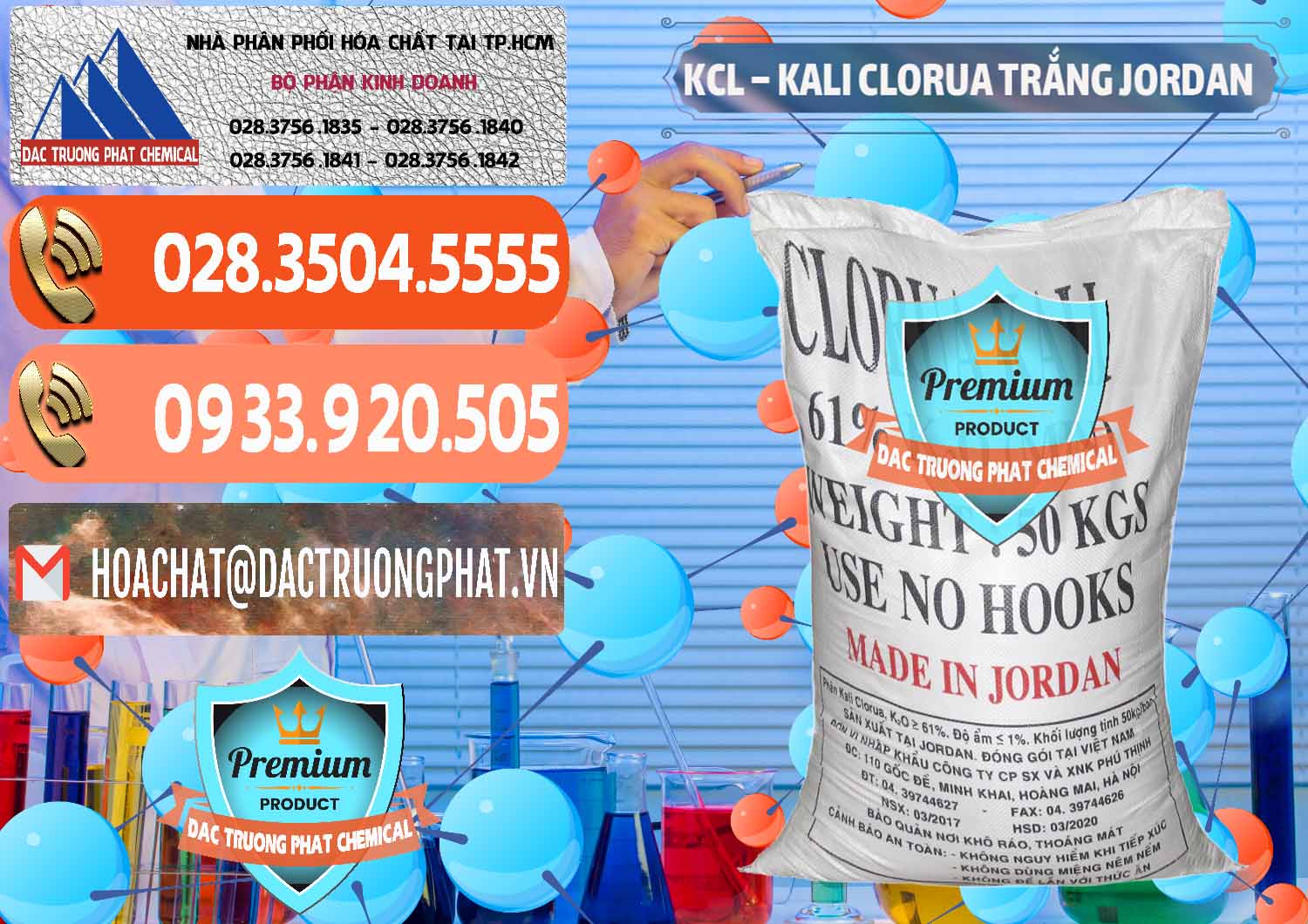 Bán và cung cấp KCL – Kali Clorua Trắng Jordan - 0088 - Nhà cung cấp ( nhập khẩu ) hóa chất tại TP.HCM - hoachatmientay.com