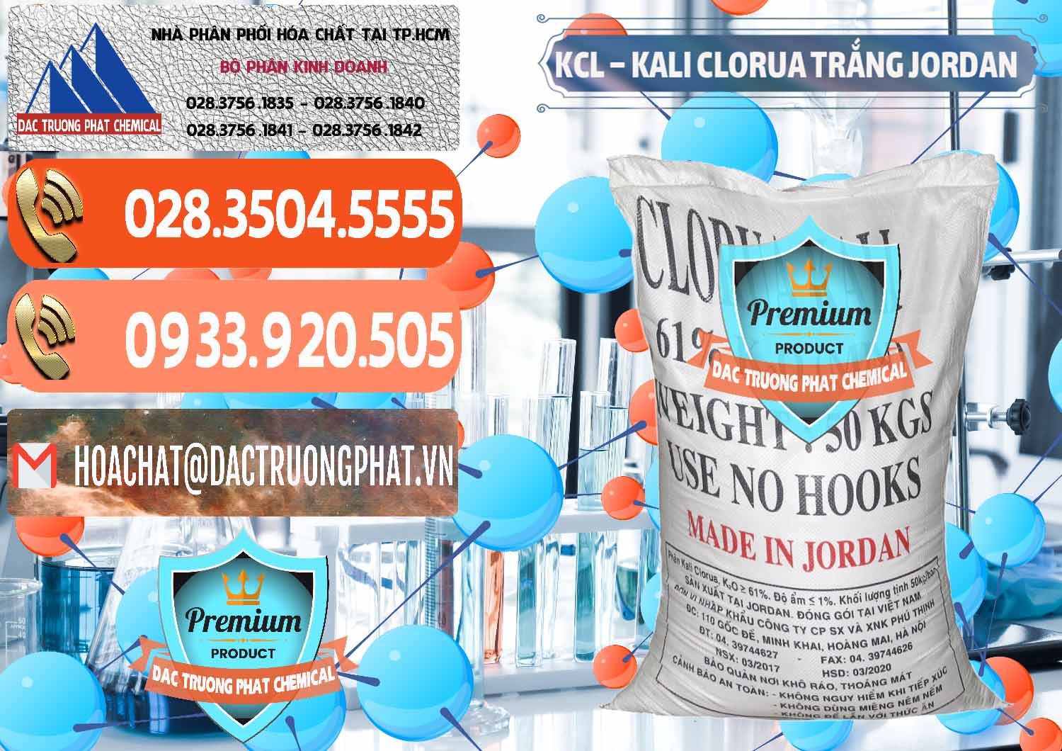 Nhập khẩu và bán KCL – Kali Clorua Trắng Jordan - 0088 - Phân phối ( bán ) hóa chất tại TP.HCM - hoachatmientay.com