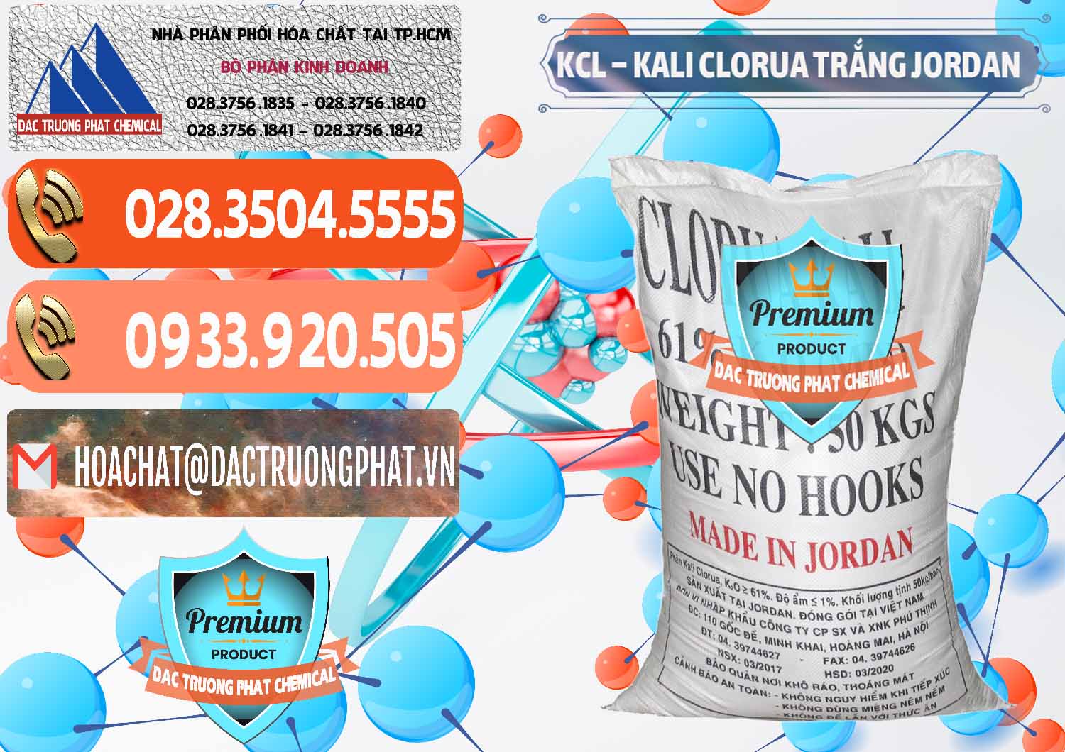 Đơn vị chuyên phân phối _ bán KCL – Kali Clorua Trắng Jordan - 0088 - Nhà cung cấp và phân phối hóa chất tại TP.HCM - hoachatmientay.com