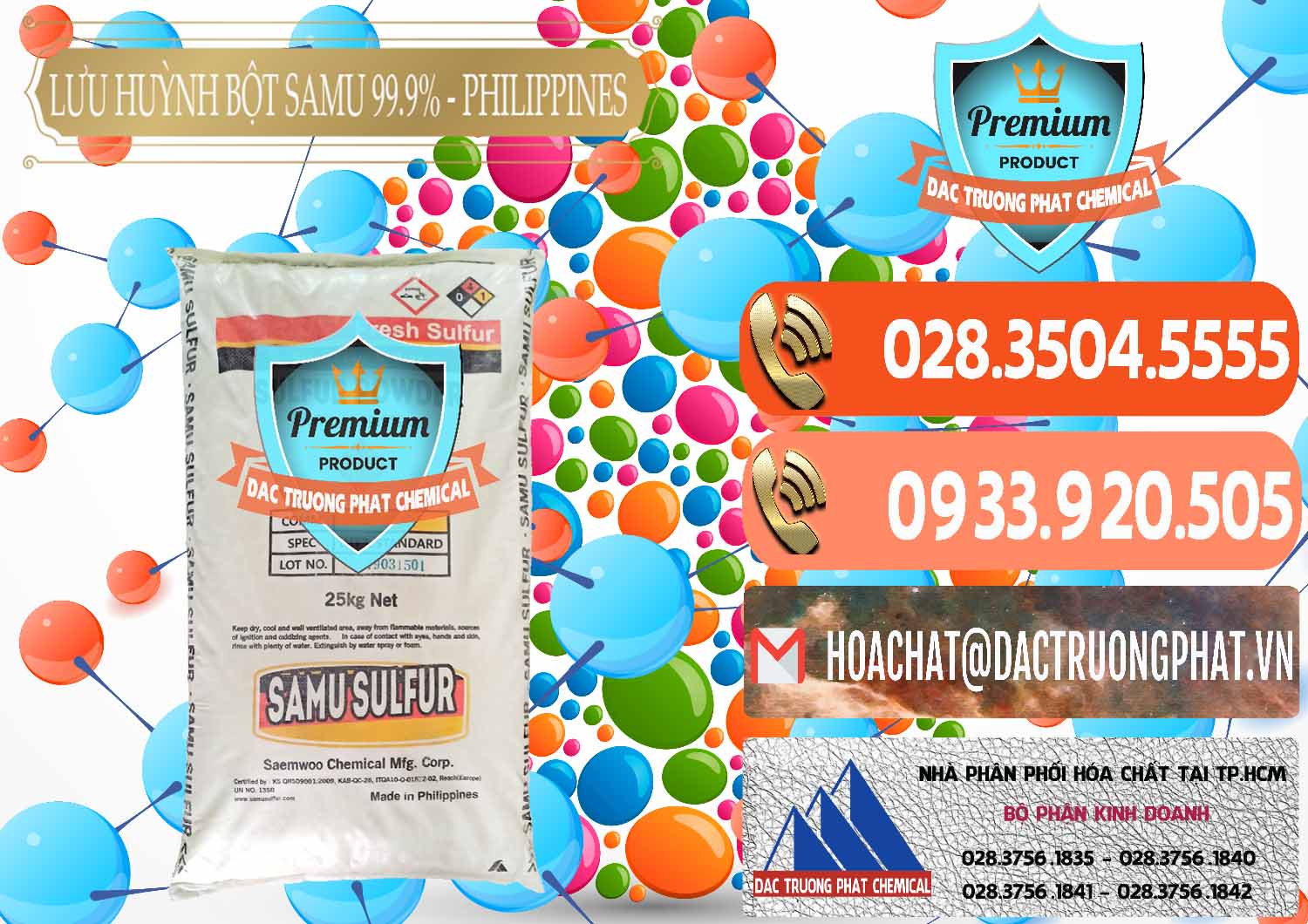 Cty cung cấp và bán Lưu huỳnh Bột - Sulfur Powder Samu Philippines - 0201 - Cty chuyên phân phối - kinh doanh hóa chất tại TP.HCM - hoachatmientay.com