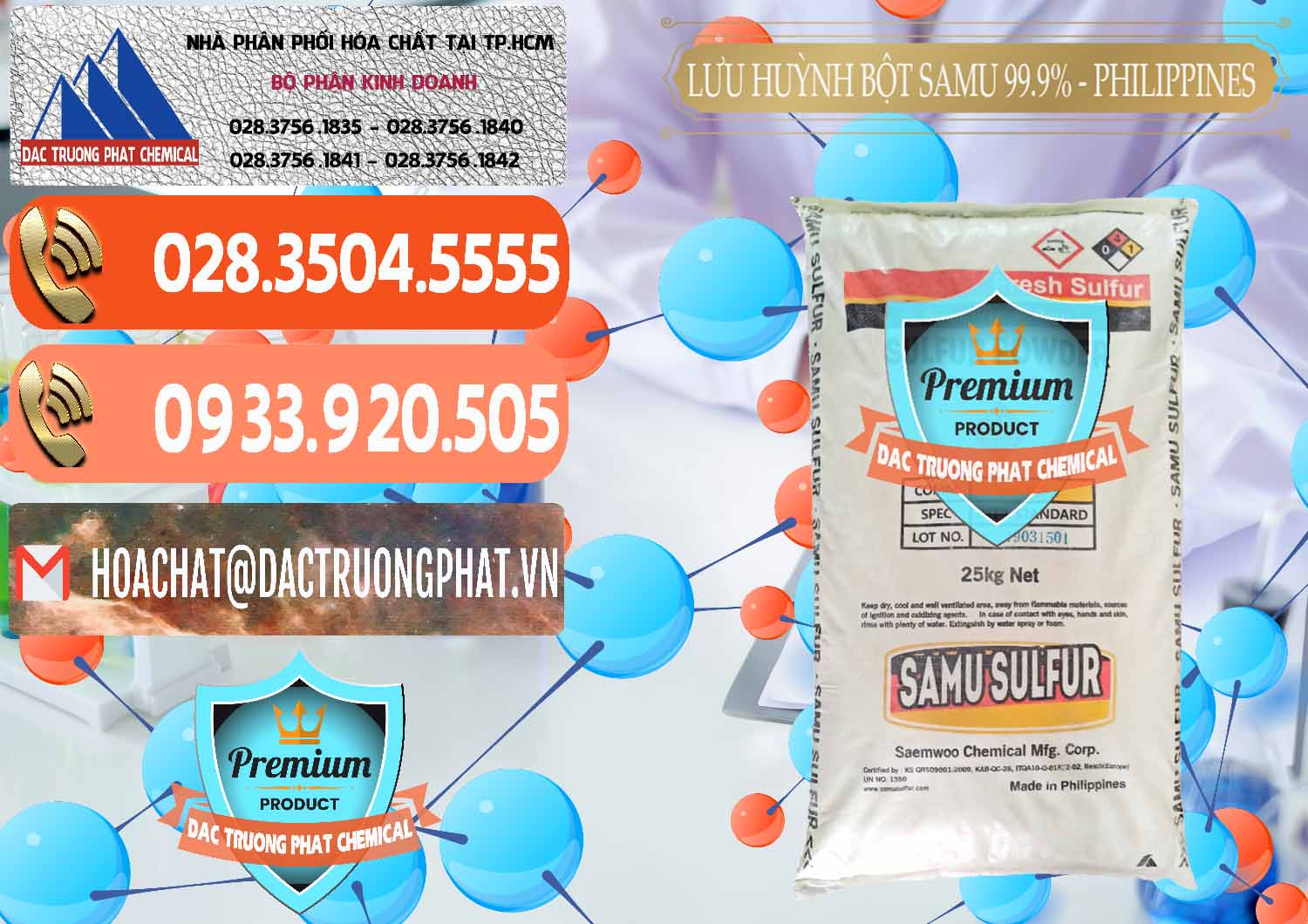 Cty chuyên bán _ cung cấp Lưu huỳnh Bột - Sulfur Powder Samu Philippines - 0201 - Đơn vị chuyên bán ( cung cấp ) hóa chất tại TP.HCM - hoachatmientay.com