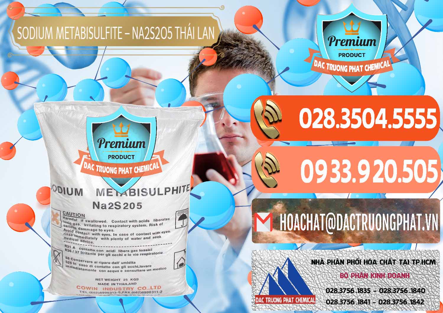 Đơn vị cung ứng ( bán ) Sodium Metabisulfite - NA2S2O5 Thái Lan Cowin - 0145 - Nhà cung ứng và phân phối hóa chất tại TP.HCM - hoachatmientay.com